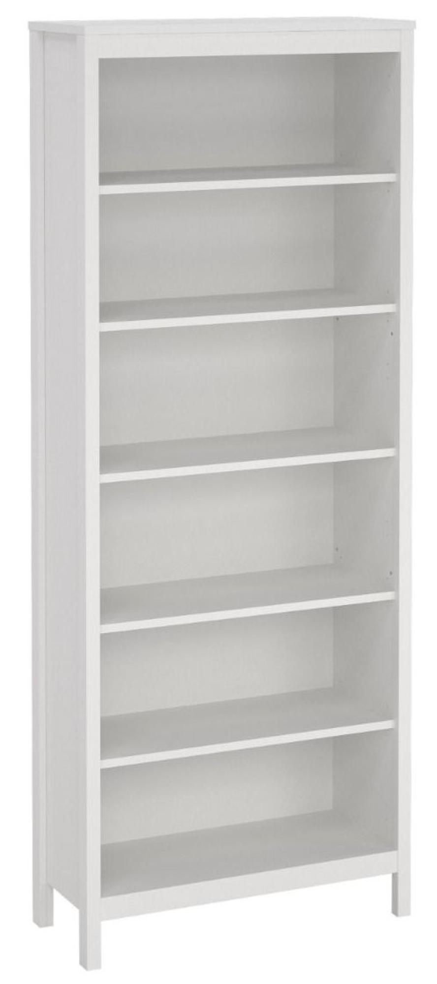 Product photograph of Barcelona White Bookcase from Choice Furniture Superstore.