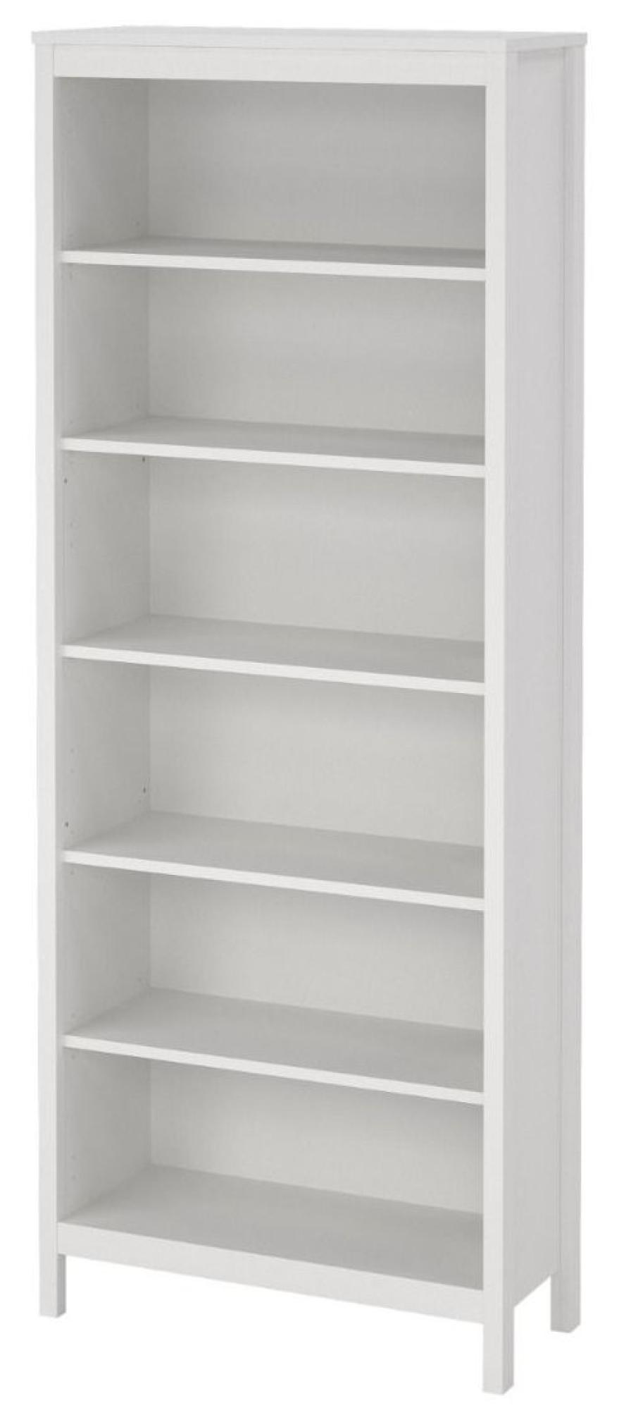 Product photograph of Barcelona White Bookcase from Choice Furniture Superstore.