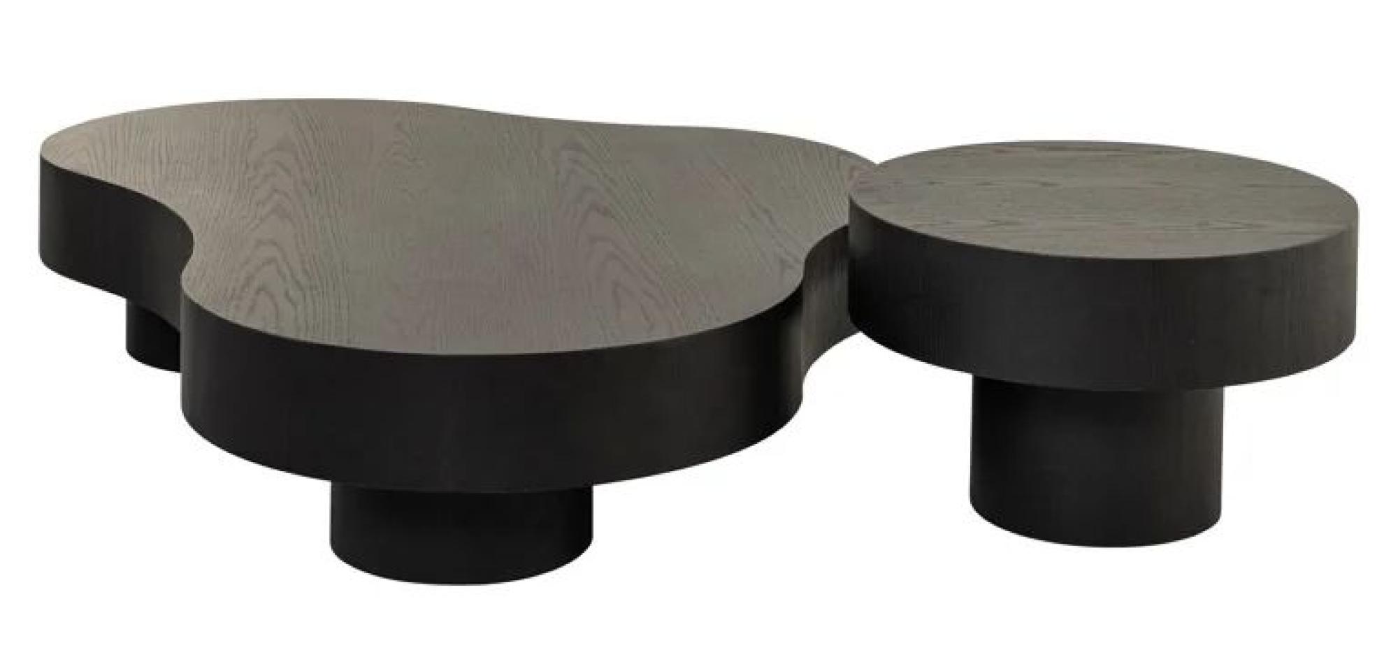 Product photograph of Set Of 2 Bogor Dark Brown Coffee Table from Choice Furniture Superstore.