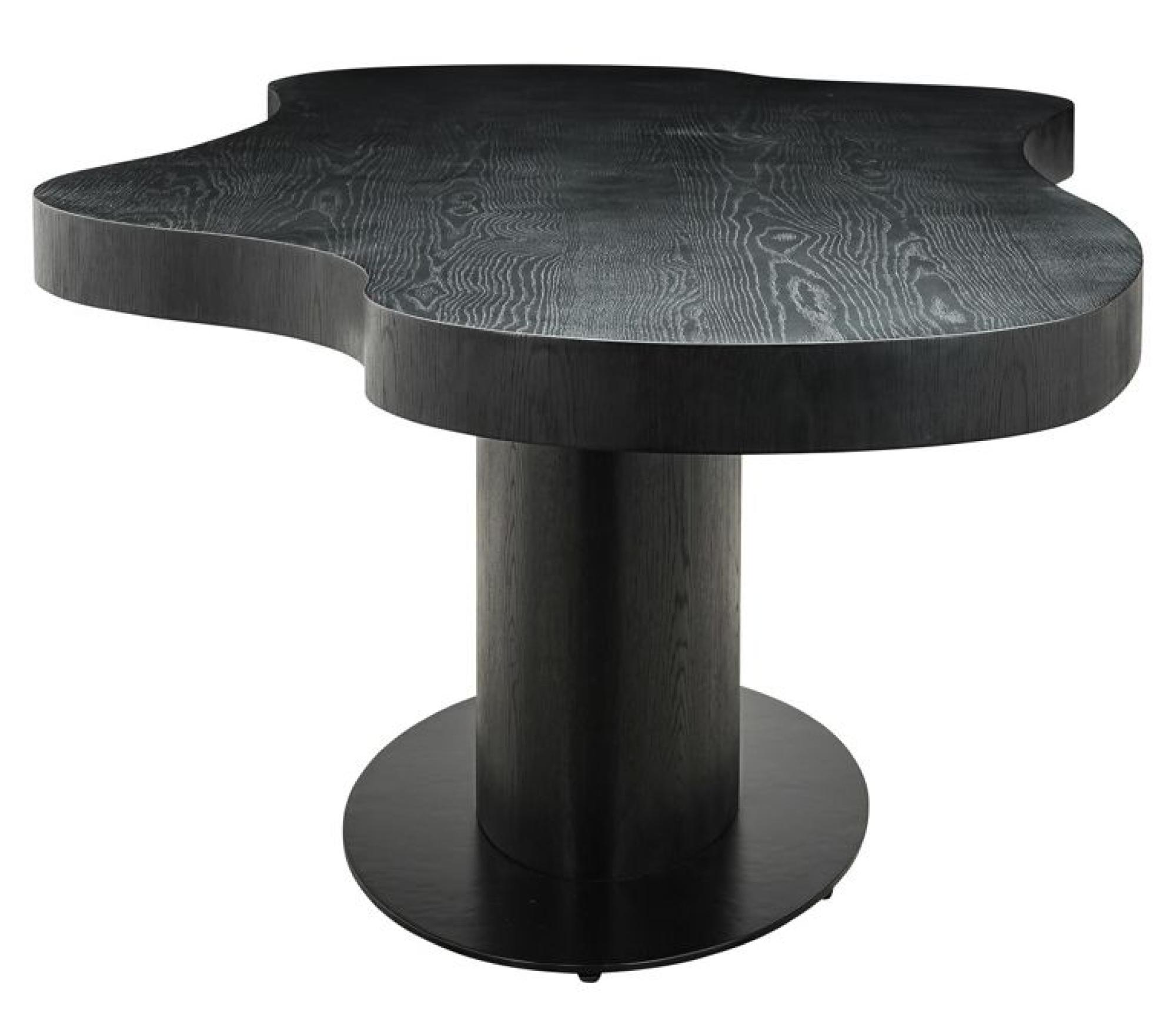 Product photograph of Bogor Dark Wood 8 Seater Pedestal Dining Table from Choice Furniture Superstore.