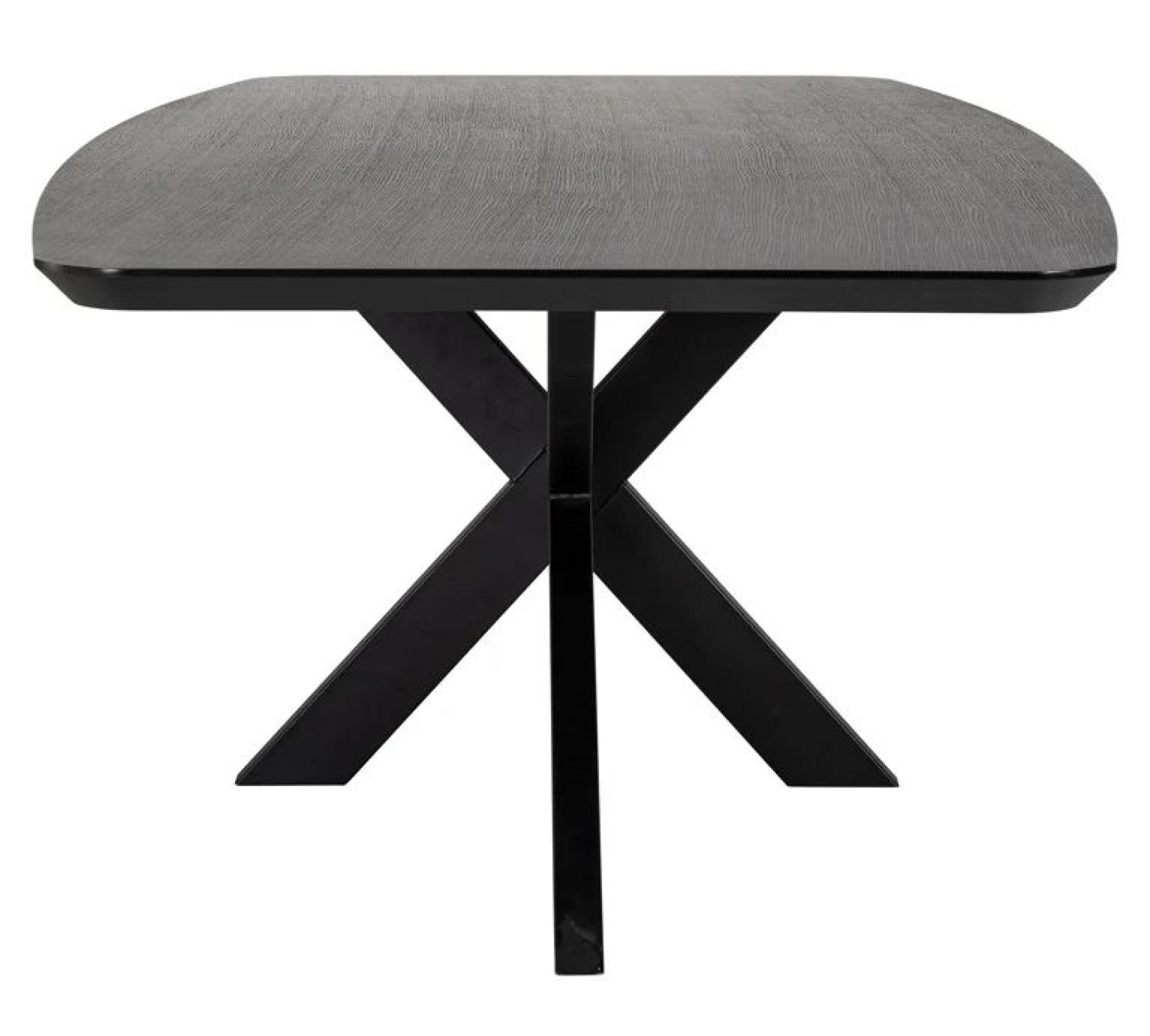 Product photograph of Bonvoy Black Oak 12 Seater Dining Table With Spider Legs from Choice Furniture Superstore.