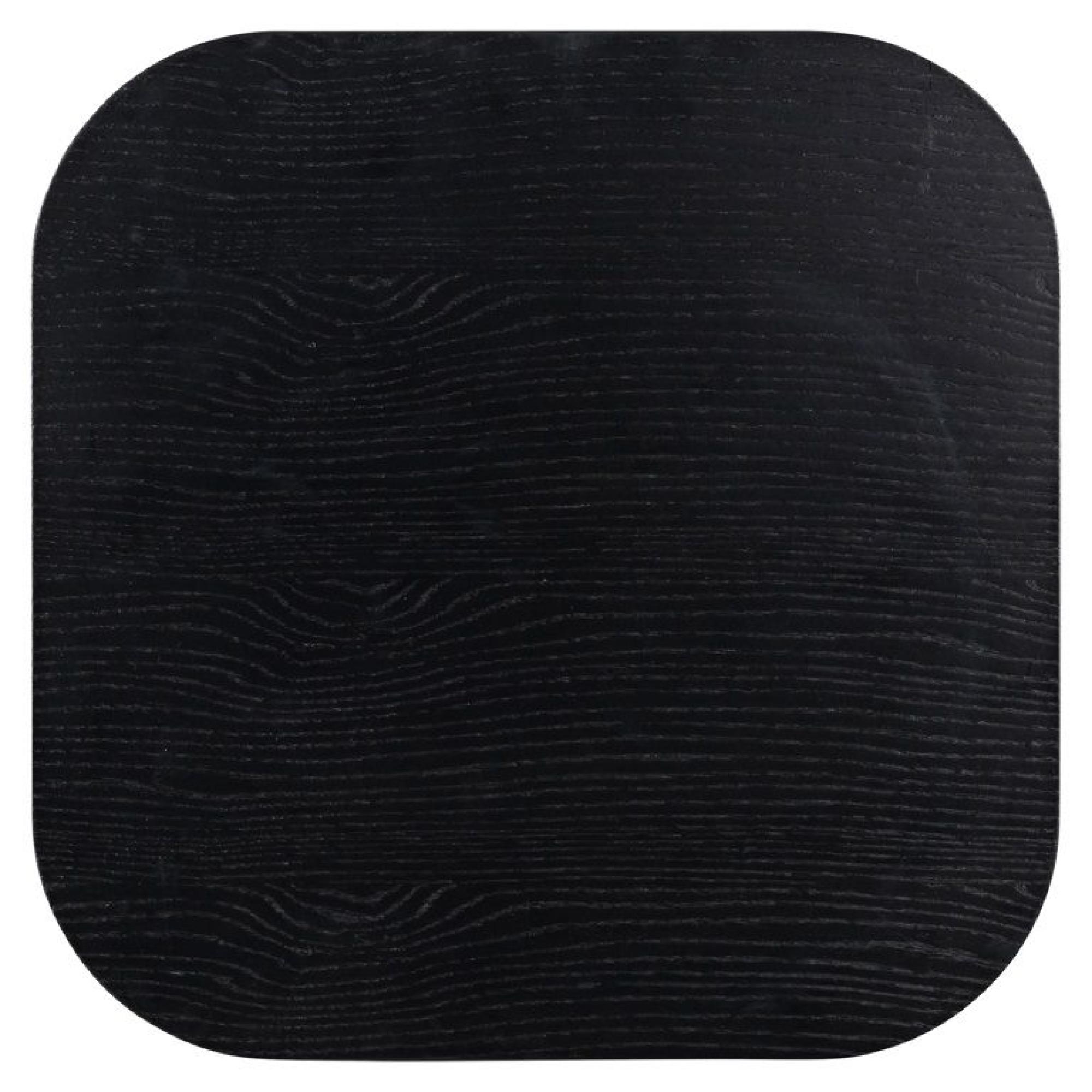 Product photograph of Bonvoy Black Oak Modern Edge Square End Table from Choice Furniture Superstore.