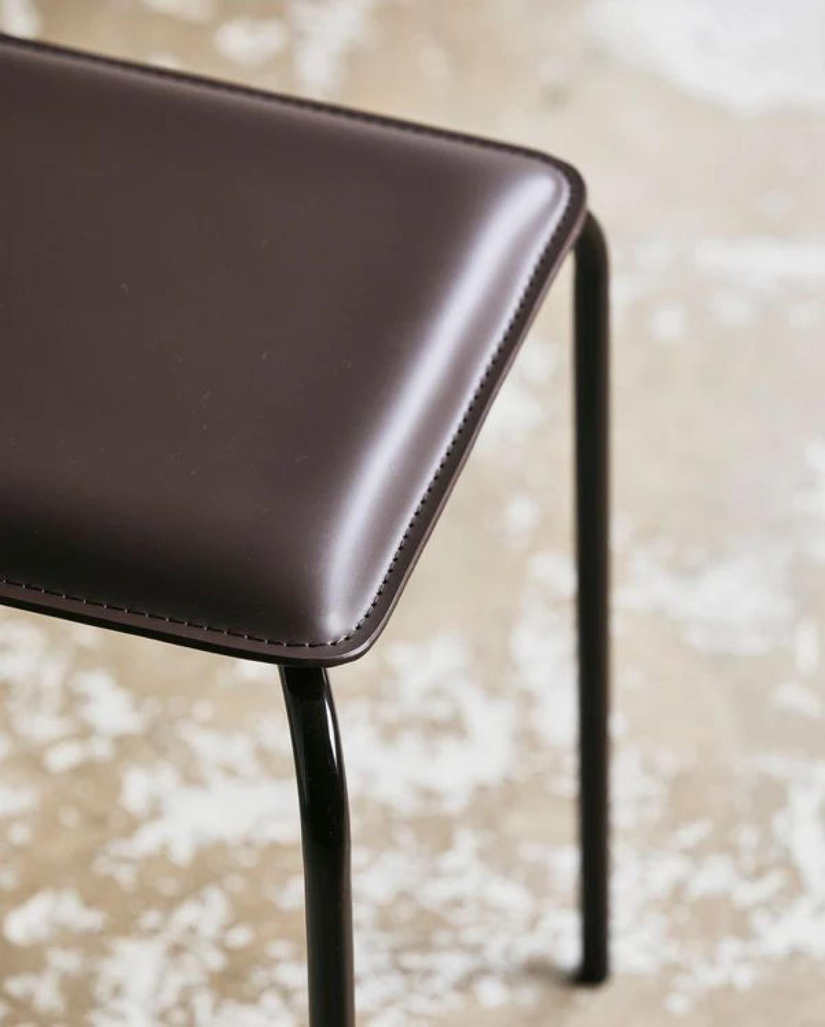 Product photograph of Nordal Esa Brown Metal Stool from Choice Furniture Superstore.