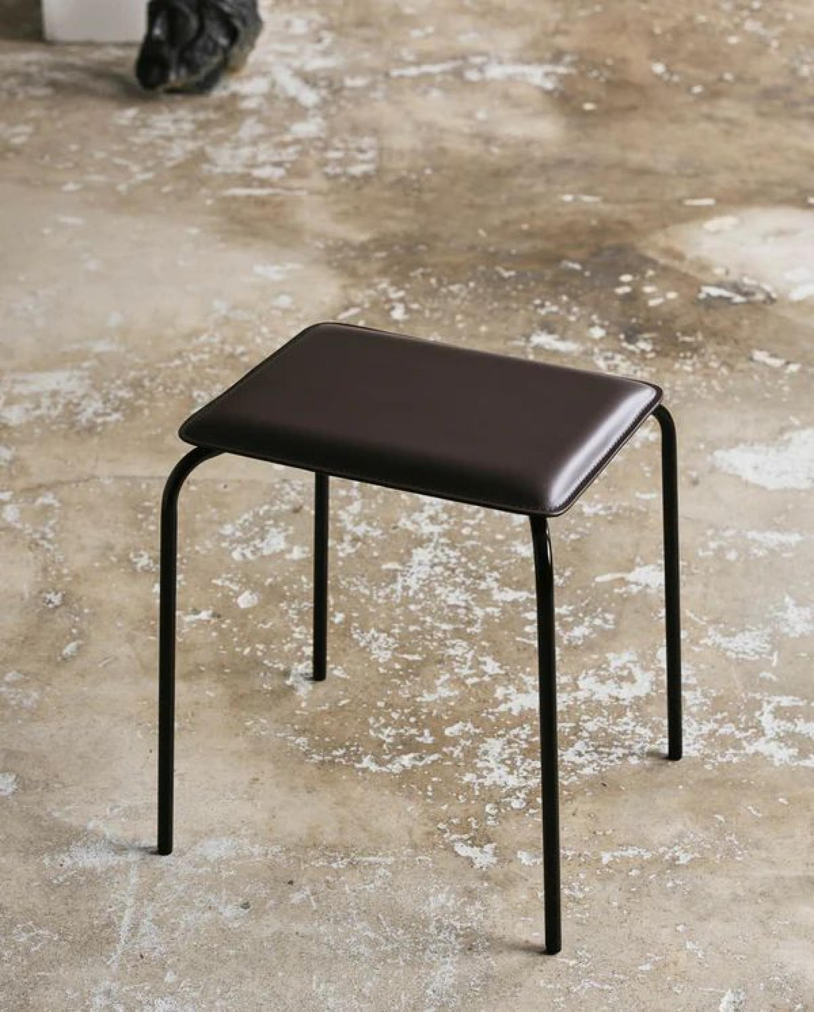 Product photograph of Nordal Esa Brown Metal Stool from Choice Furniture Superstore.