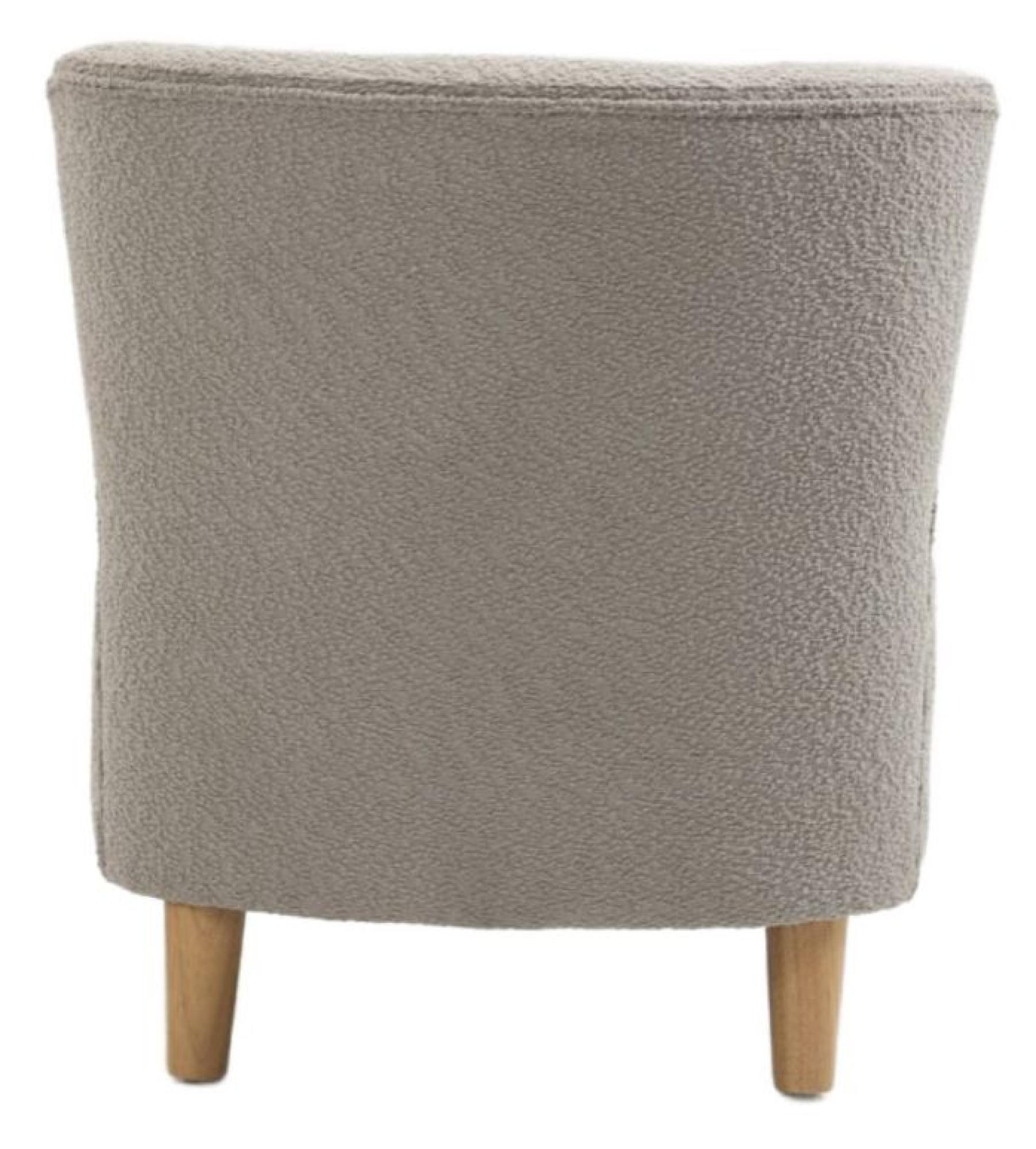 Product photograph of Josie Grey Fabric Armless Accent Chair from Choice Furniture Superstore.