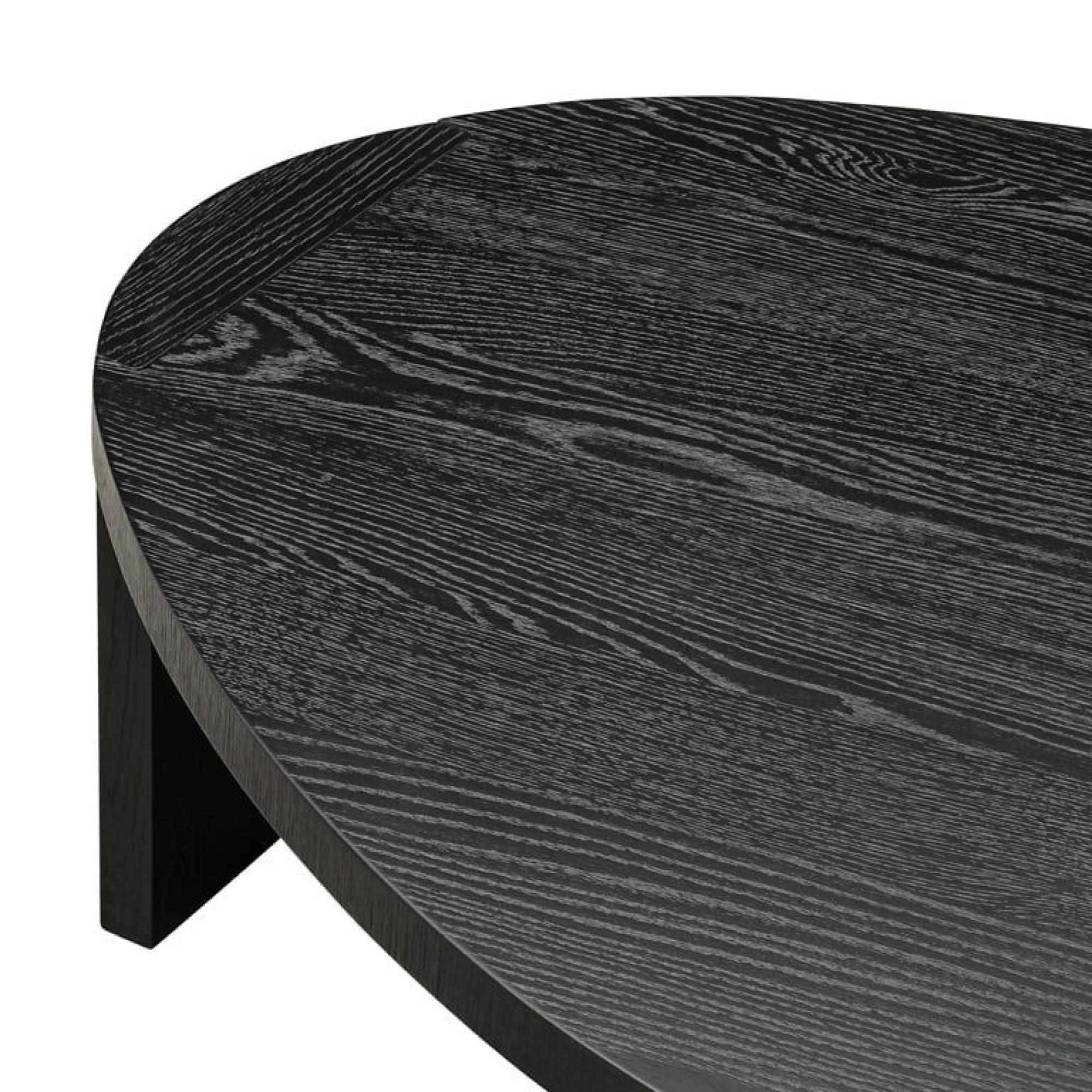Product photograph of Navarino Dark Wood 2 Tier Coffee Tables from Choice Furniture Superstore.