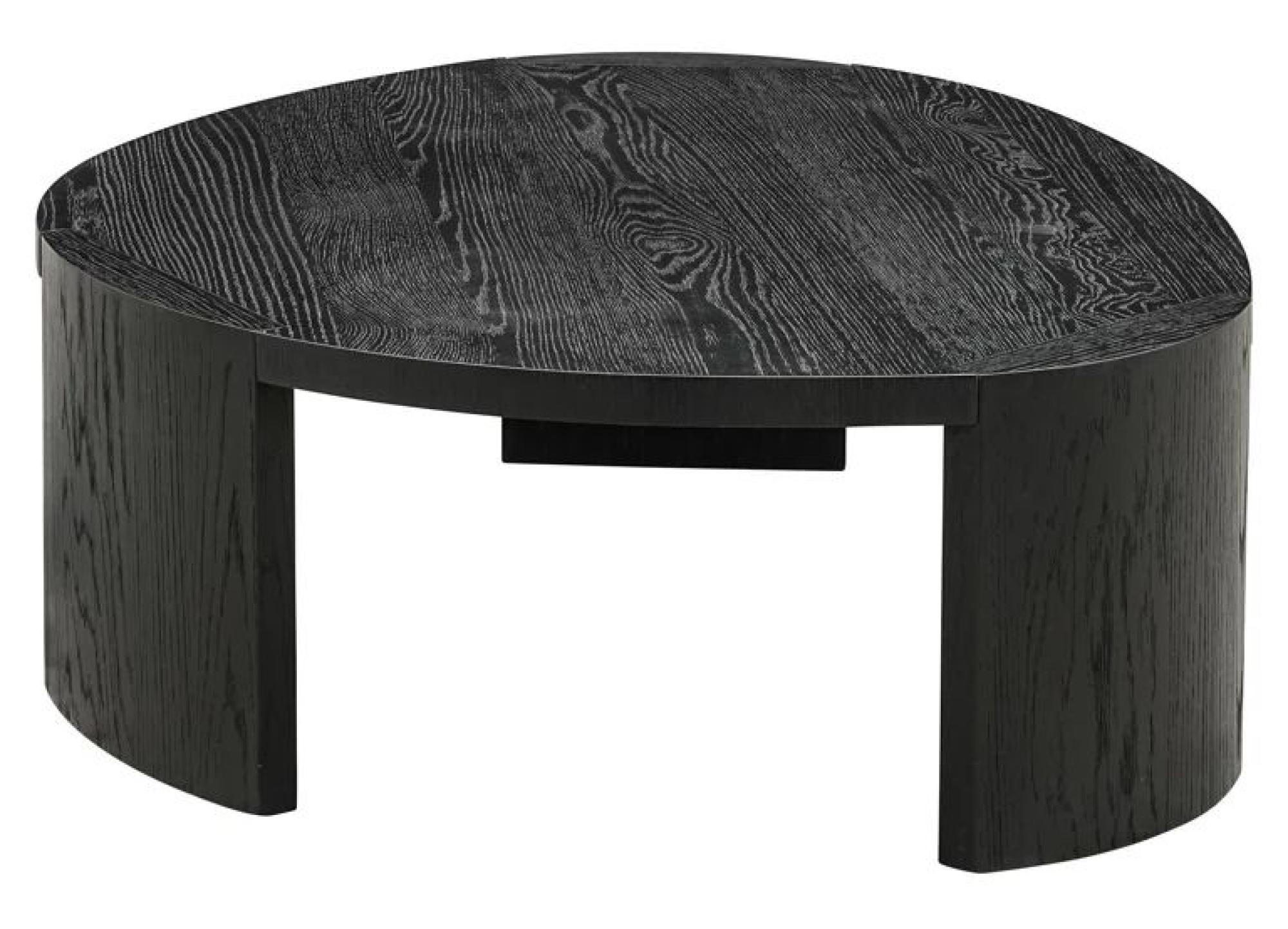 Product photograph of Navarino Dark Wood 2 Tier Coffee Tables from Choice Furniture Superstore.