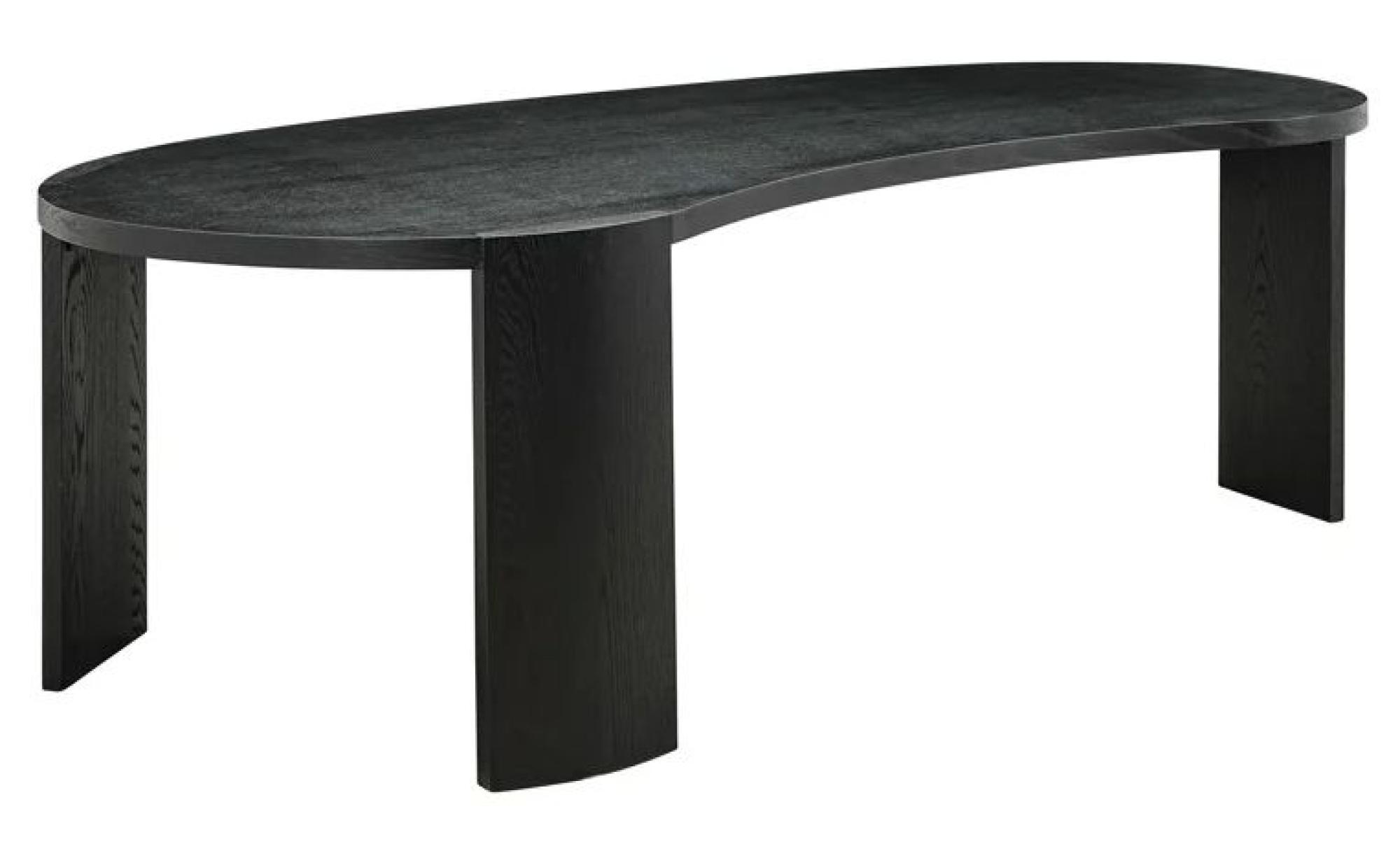 Product photograph of Navarino Dark Wood 8 Seater Dining Table from Choice Furniture Superstore.