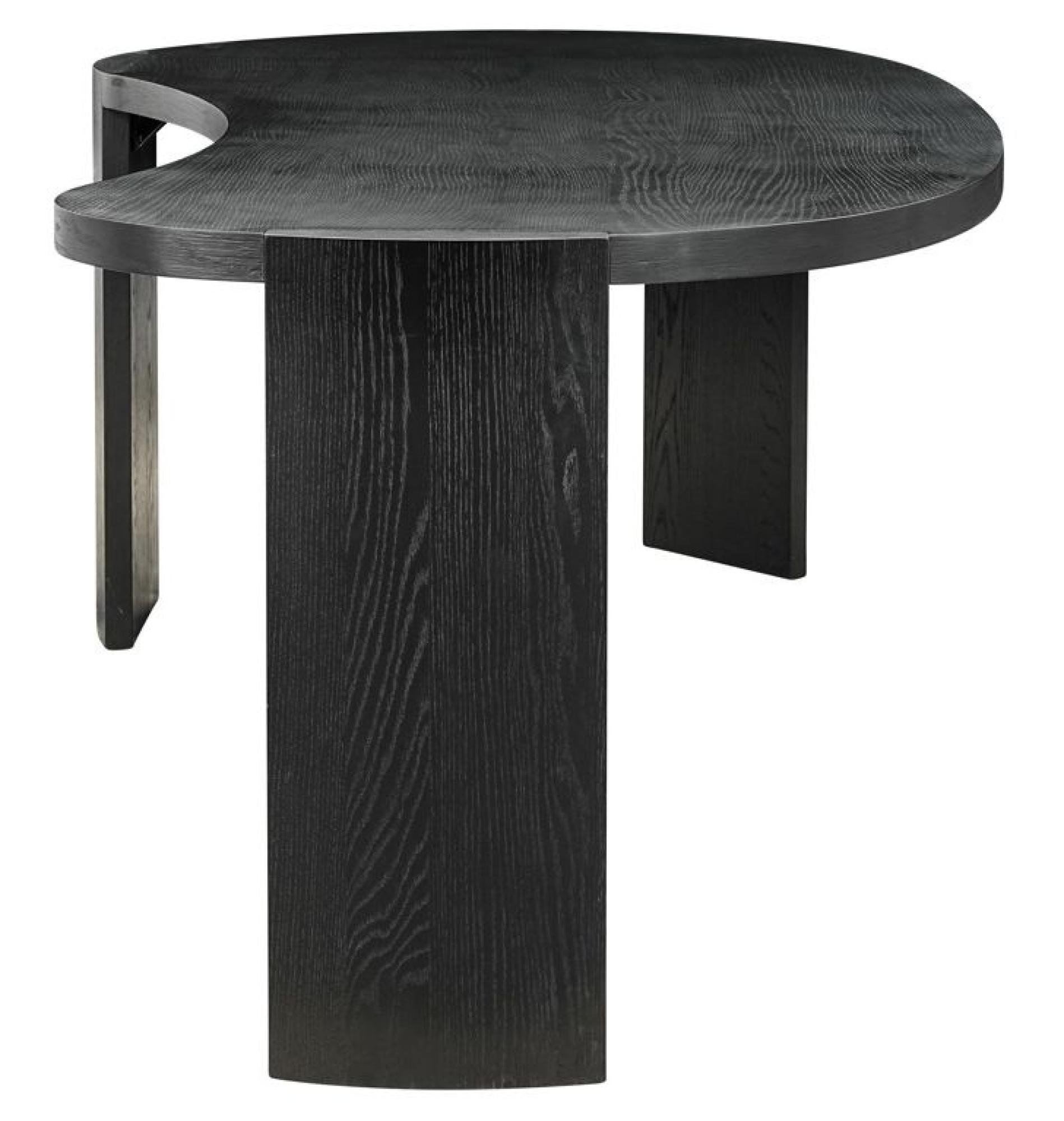 Product photograph of Navarino Dark Wood 8 Seater Dining Table from Choice Furniture Superstore.
