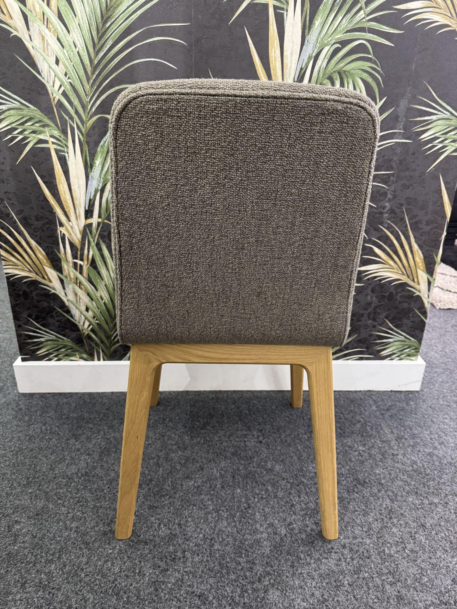 Product photograph of Ex Display - Skovby Sm92 Brahms Beige Fabric Dining Chair from Choice Furniture Superstore.