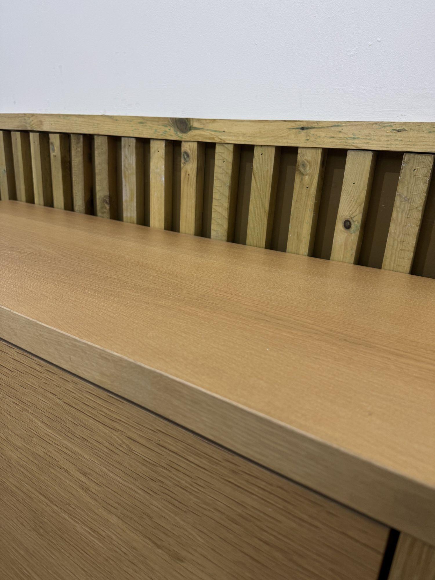 Product photograph of Ex Display - Skovby Sm752 Oak 4 Drawer Sideboard from Choice Furniture Superstore.