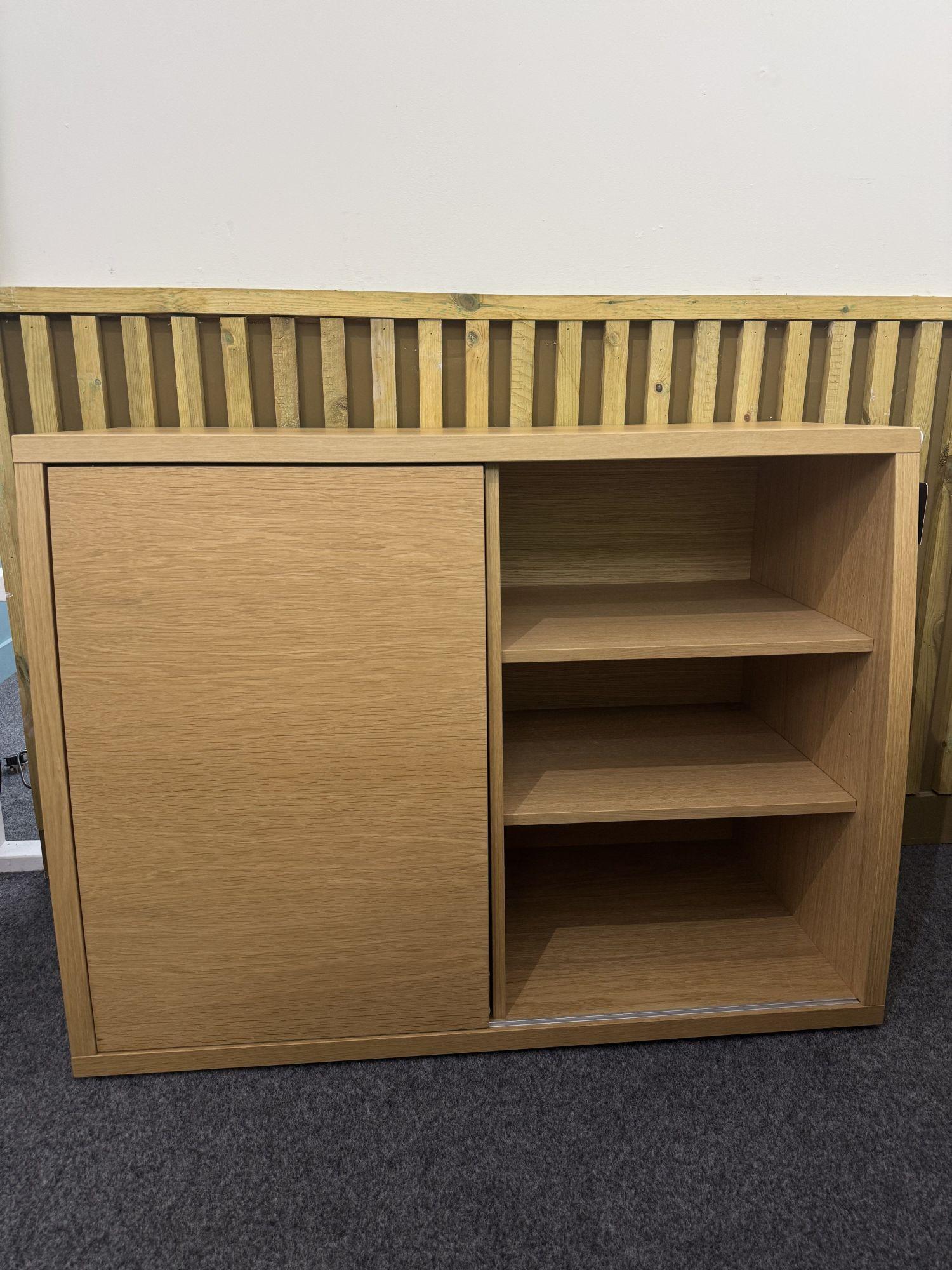 Product photograph of Ex Display - Skovby Sm752 Oak 4 Drawer Sideboard from Choice Furniture Superstore.