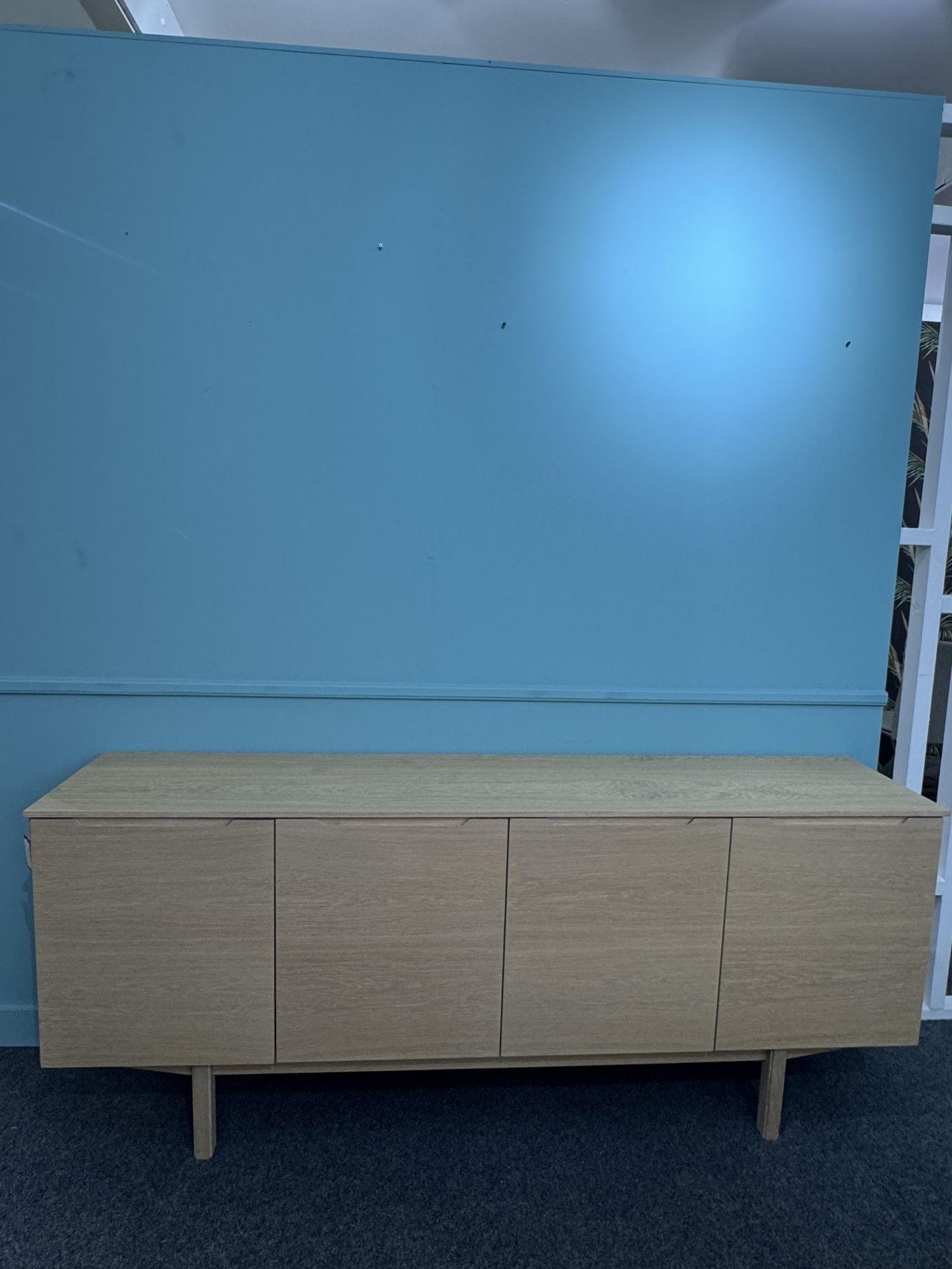 Product photograph of Ex Display - Skovby Sm306 Oak Large Sideboard from Choice Furniture Superstore.