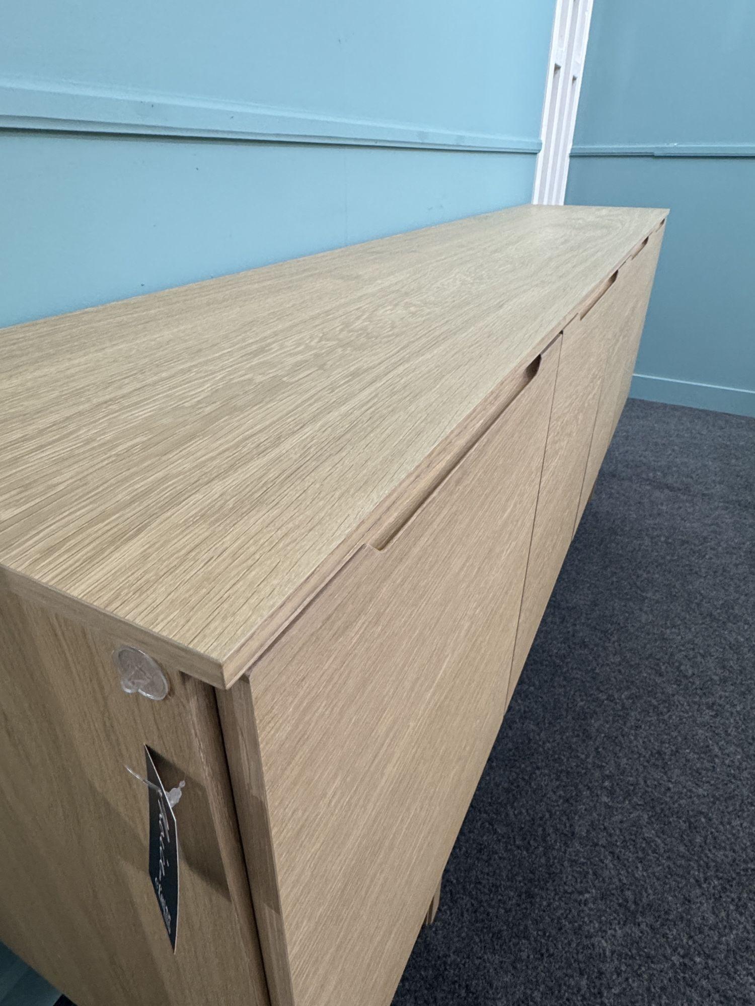 Product photograph of Ex Display - Skovby Sm306 Oak Large Sideboard from Choice Furniture Superstore.