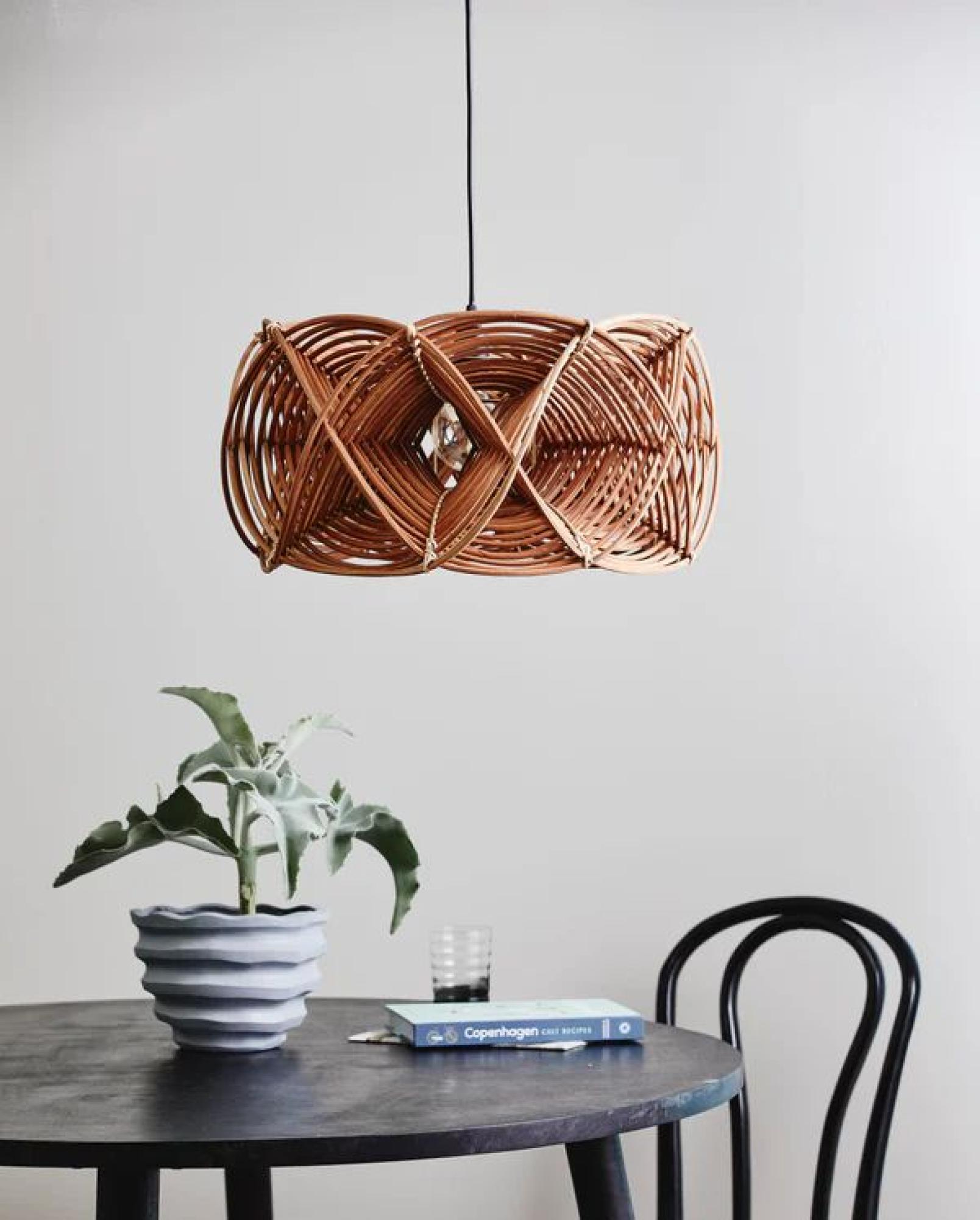 Product photograph of Nordal Metis Natural Lamp Shade from Choice Furniture Superstore.