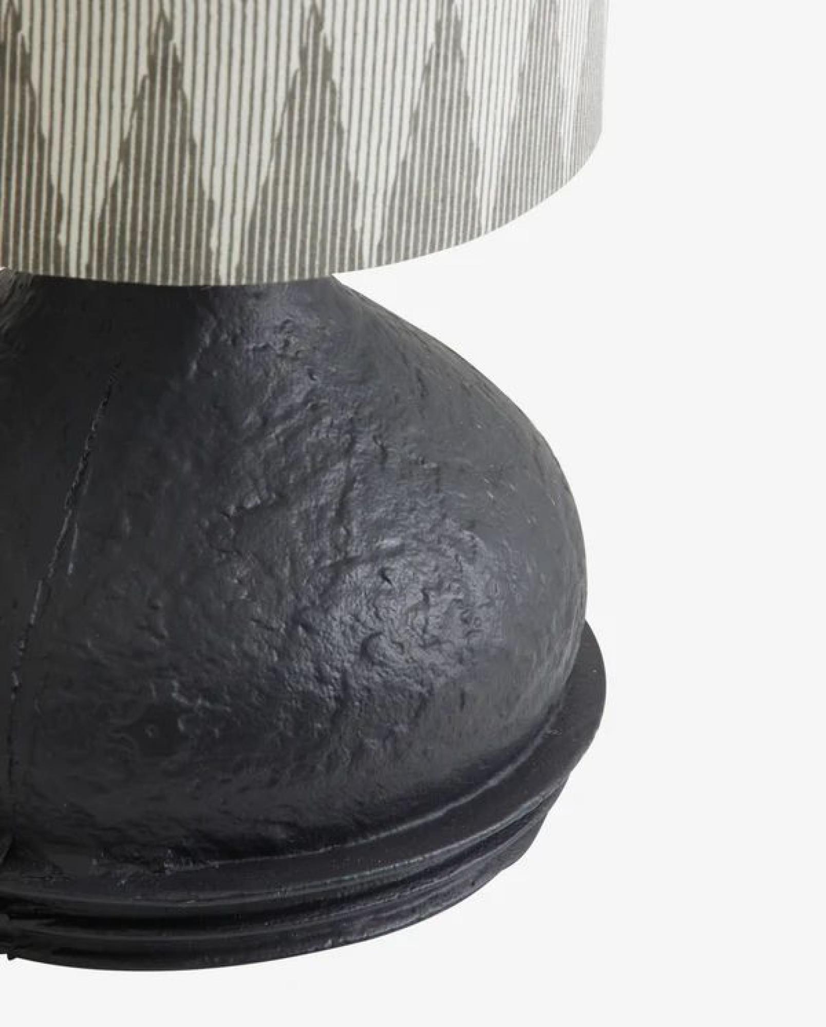 Product photograph of Nordal Arito Grey And Black Table Lamp from Choice Furniture Superstore.