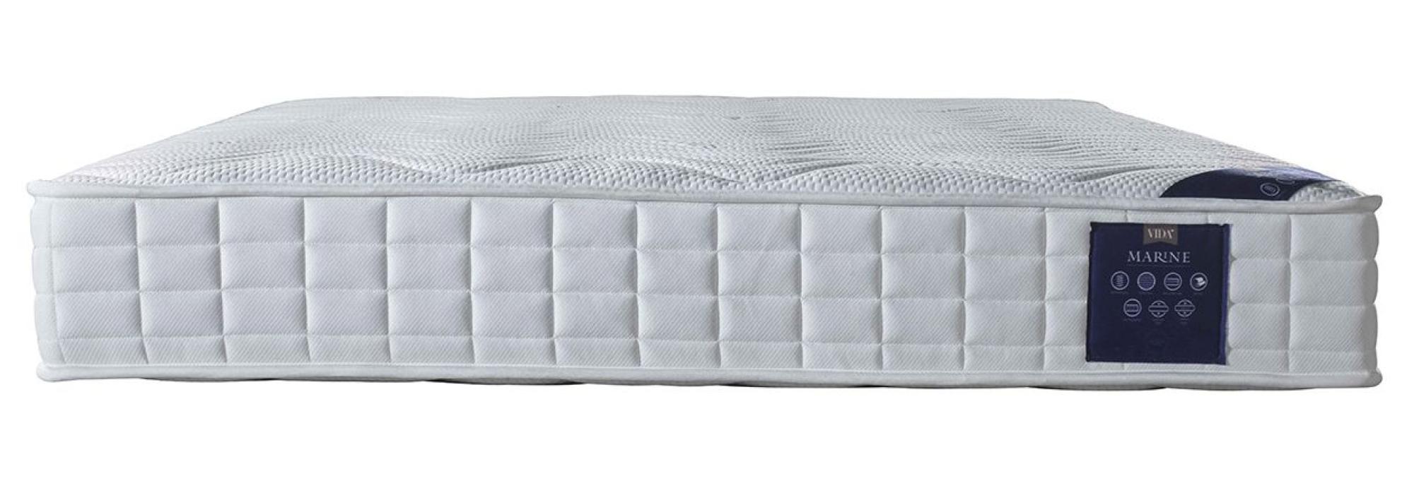 Product photograph of Vida Living Marine White 800 Pocket Sprung Mattress - Sizes Available from Choice Furniture Superstore.