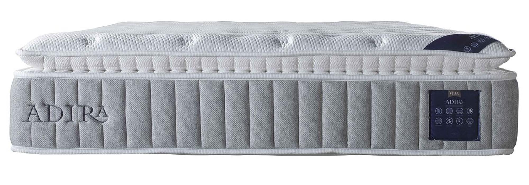 Product photograph of Vida Living Adira White 1500 Pocket Sprung Mattress - Sizes Available from Choice Furniture Superstore.