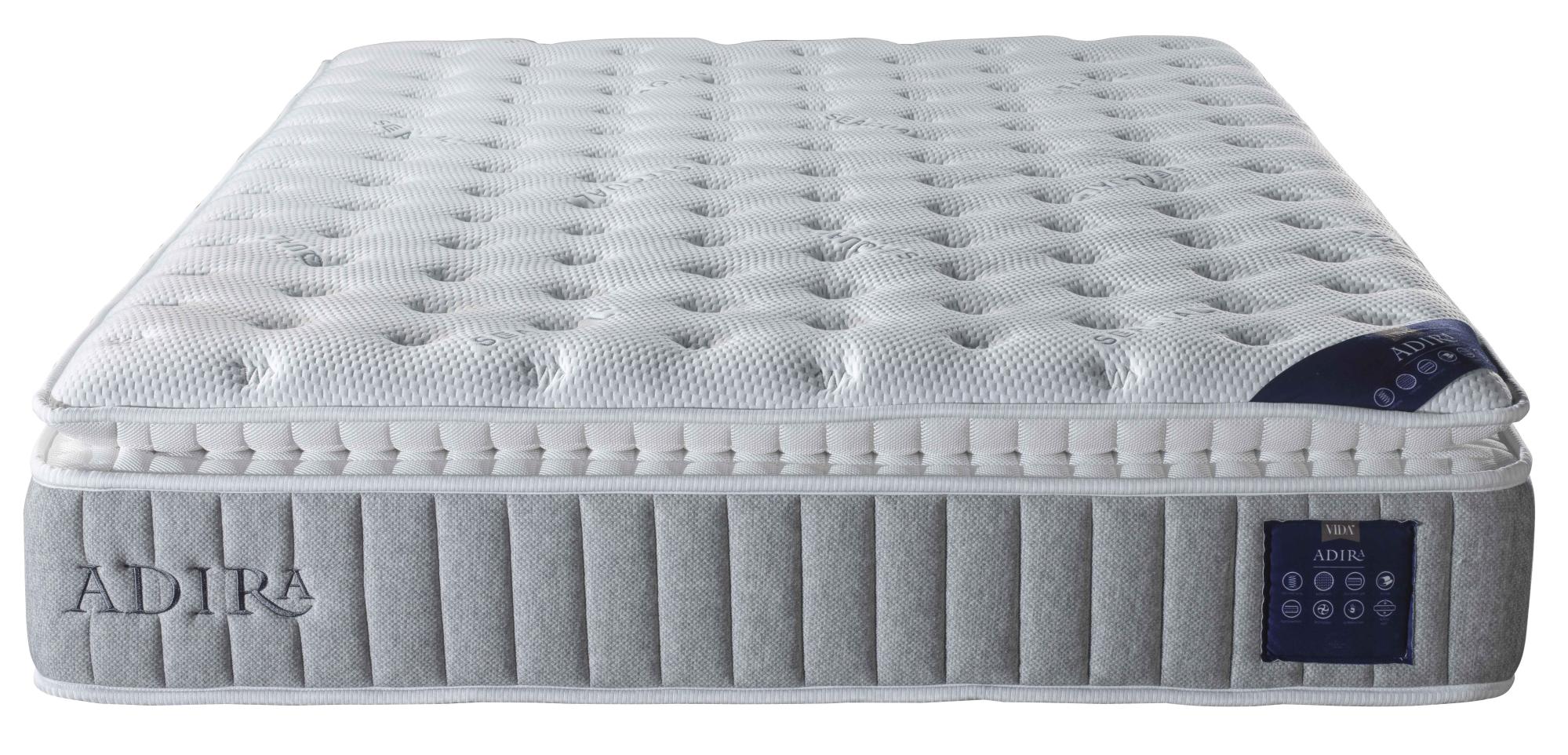 Product photograph of Vida Living Adira White 1500 Pocket Sprung Mattress - Sizes Available from Choice Furniture Superstore.