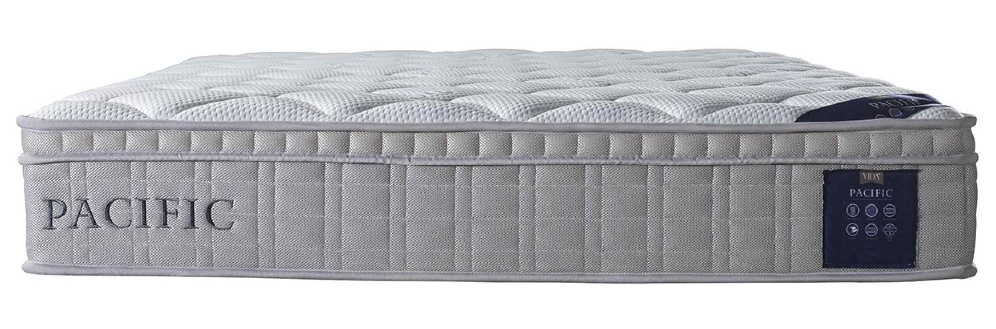 Product photograph of Vida Living Pacific White 1000 Pocket Sprung Mattress - Sizes Available from Choice Furniture Superstore.