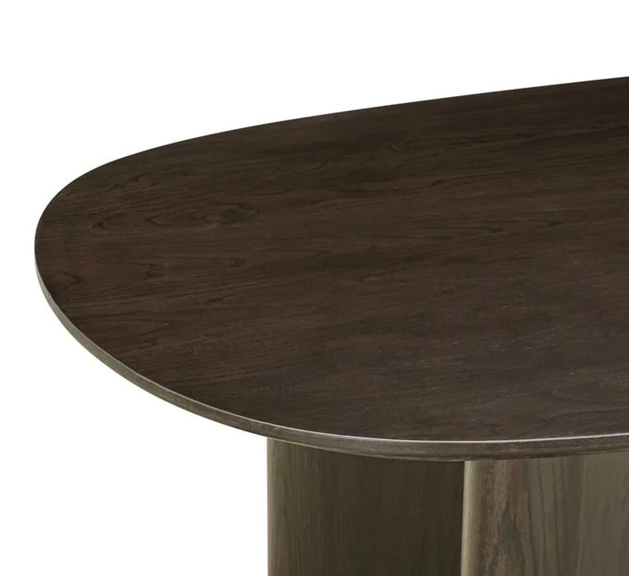 Product photograph of Durban Brown 10 Seater Oval Dining Table from Choice Furniture Superstore.