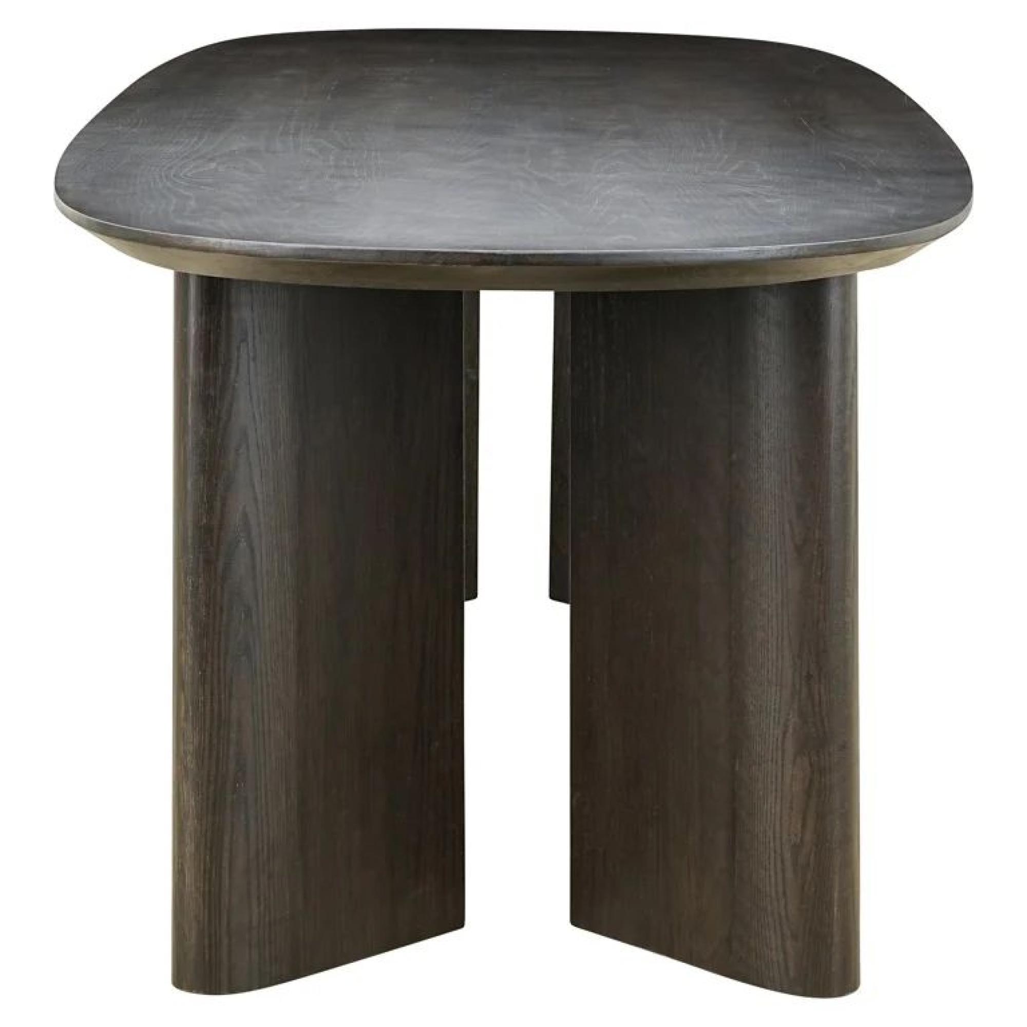 Product photograph of Durban Brown 10 Seater Oval Dining Table from Choice Furniture Superstore.