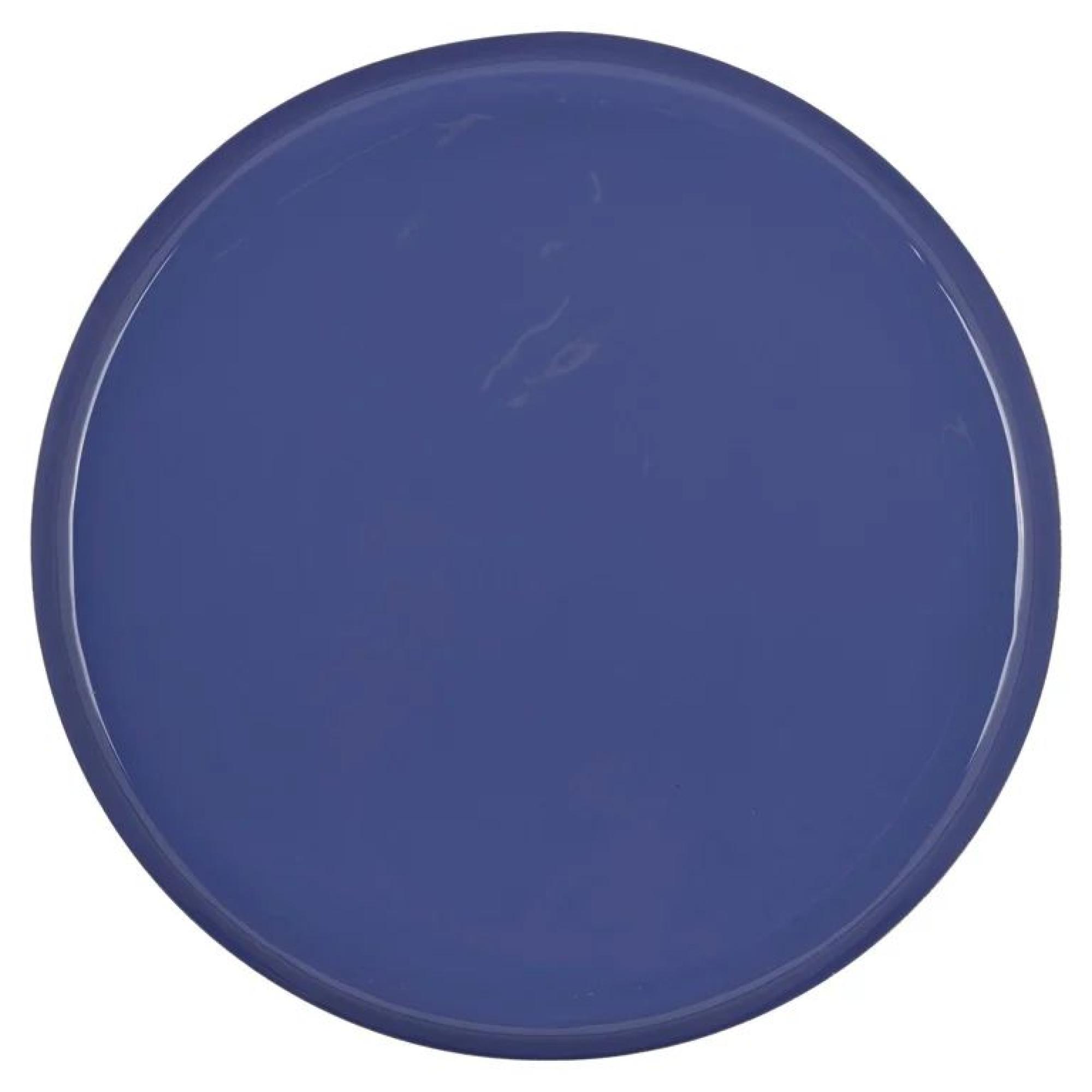 Product photograph of Renao Blue And Gold Round End Table from Choice Furniture Superstore.