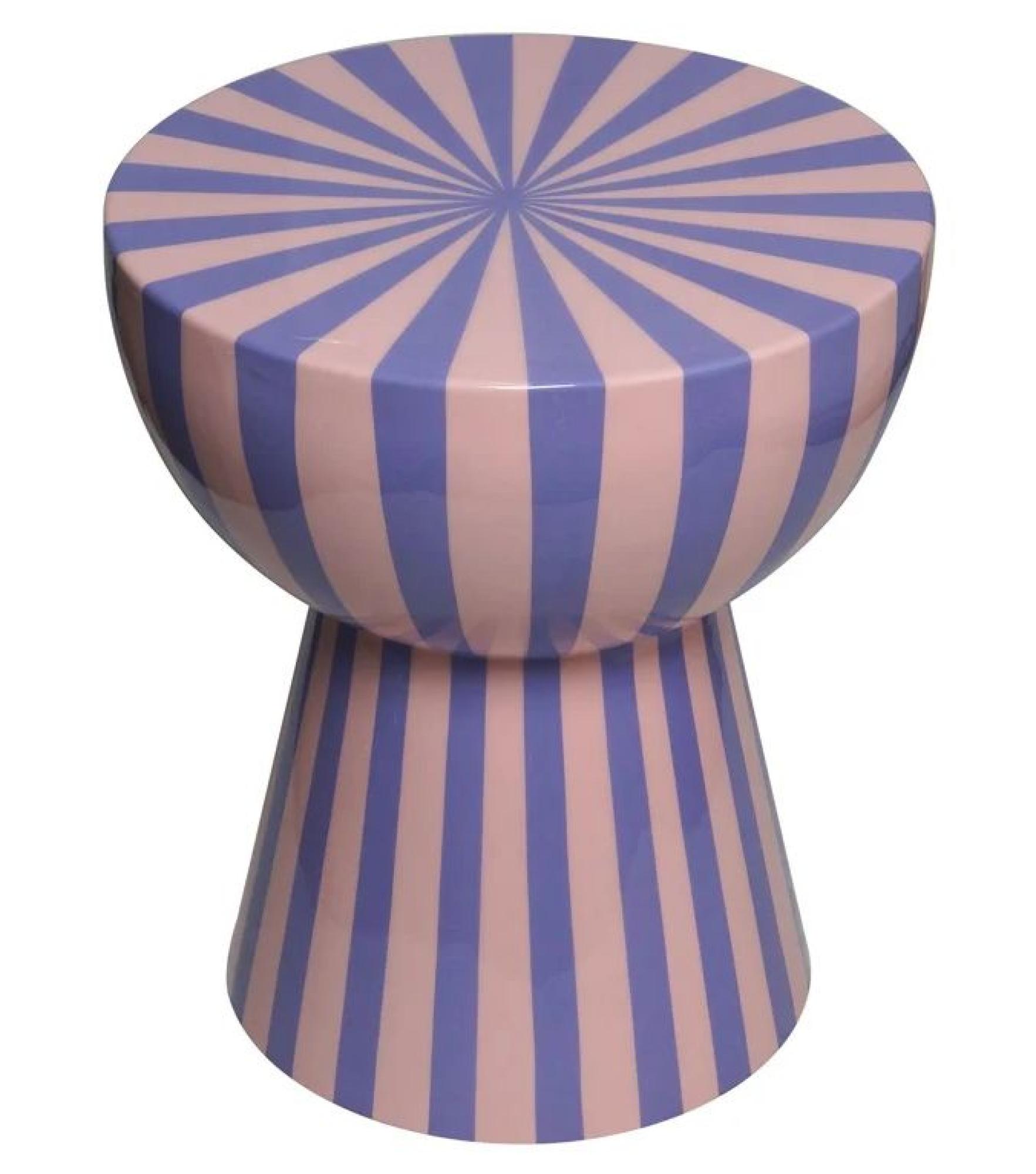 Product photograph of Valeria Pink And Purple Round End Table from Choice Furniture Superstore.