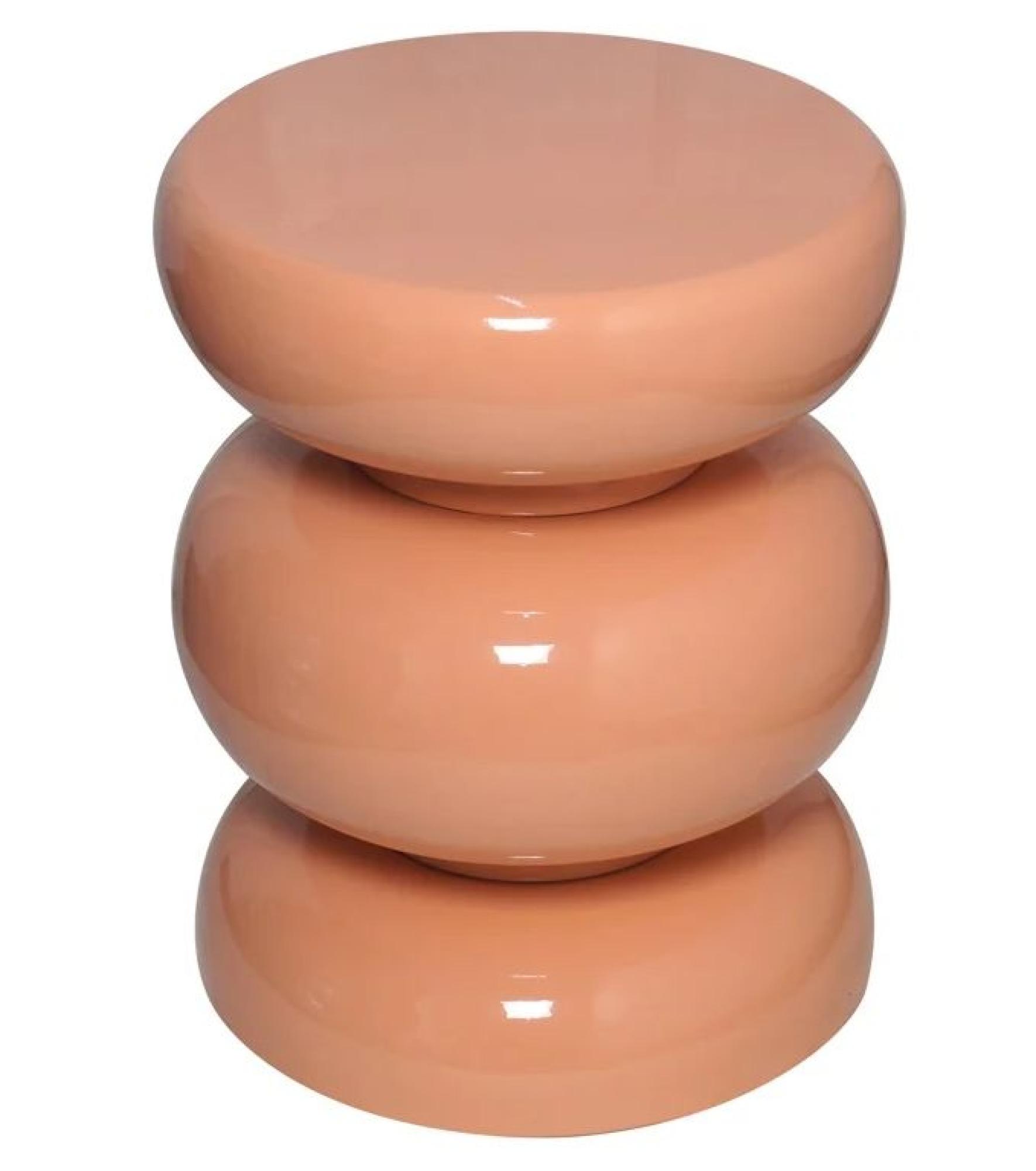 Product photograph of Jari Pink Round End Table from Choice Furniture Superstore.