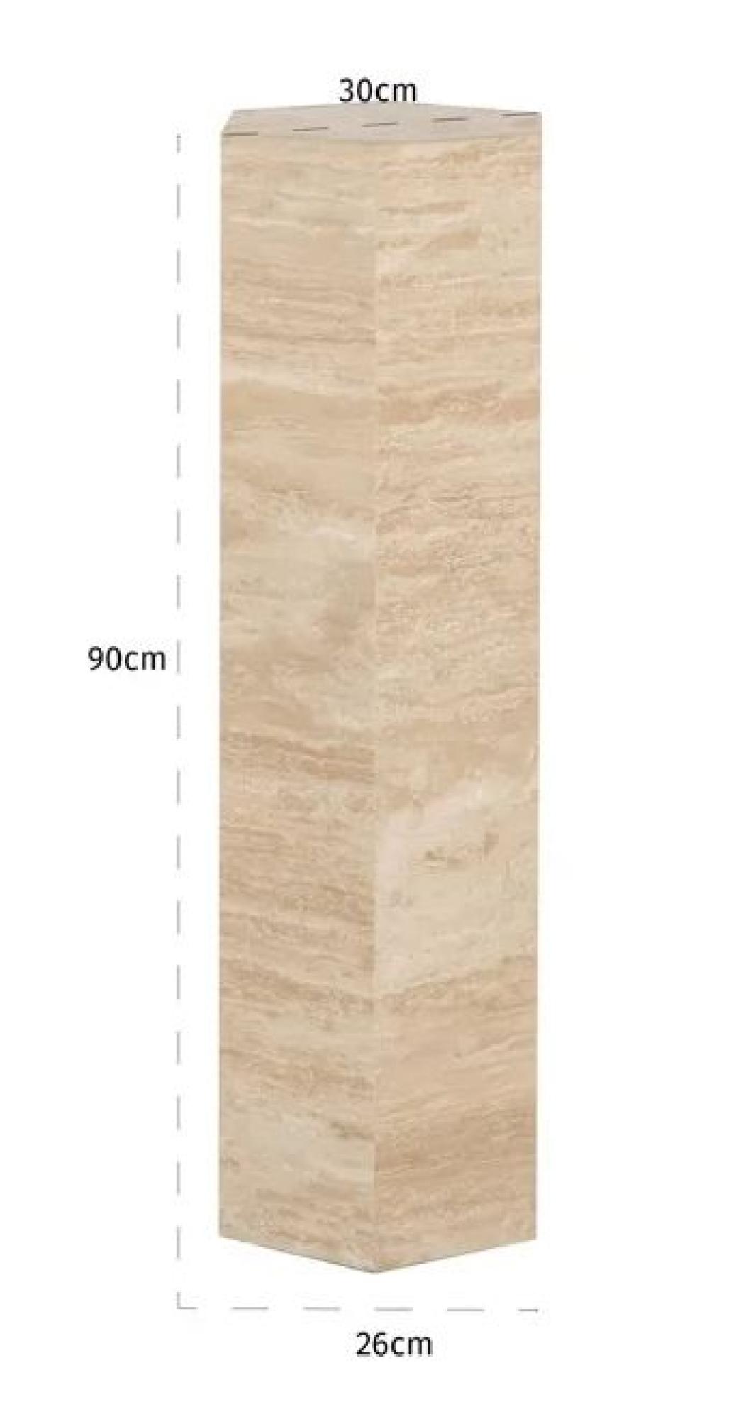 Product photograph of Vespin Beige Column from Choice Furniture Superstore.