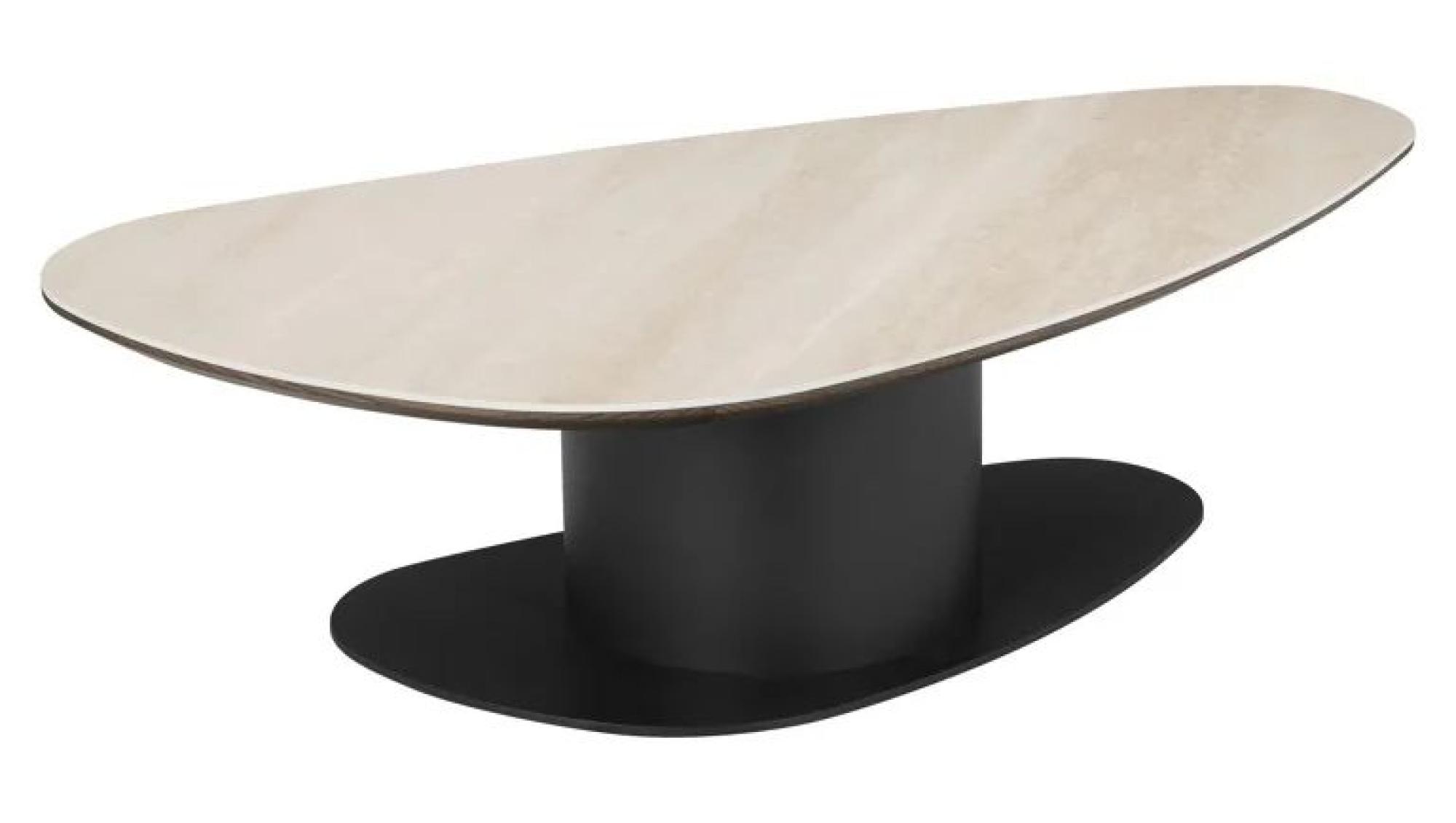 Product photograph of Ritz Beige Ceramic Top Coffee Table from Choice Furniture Superstore.