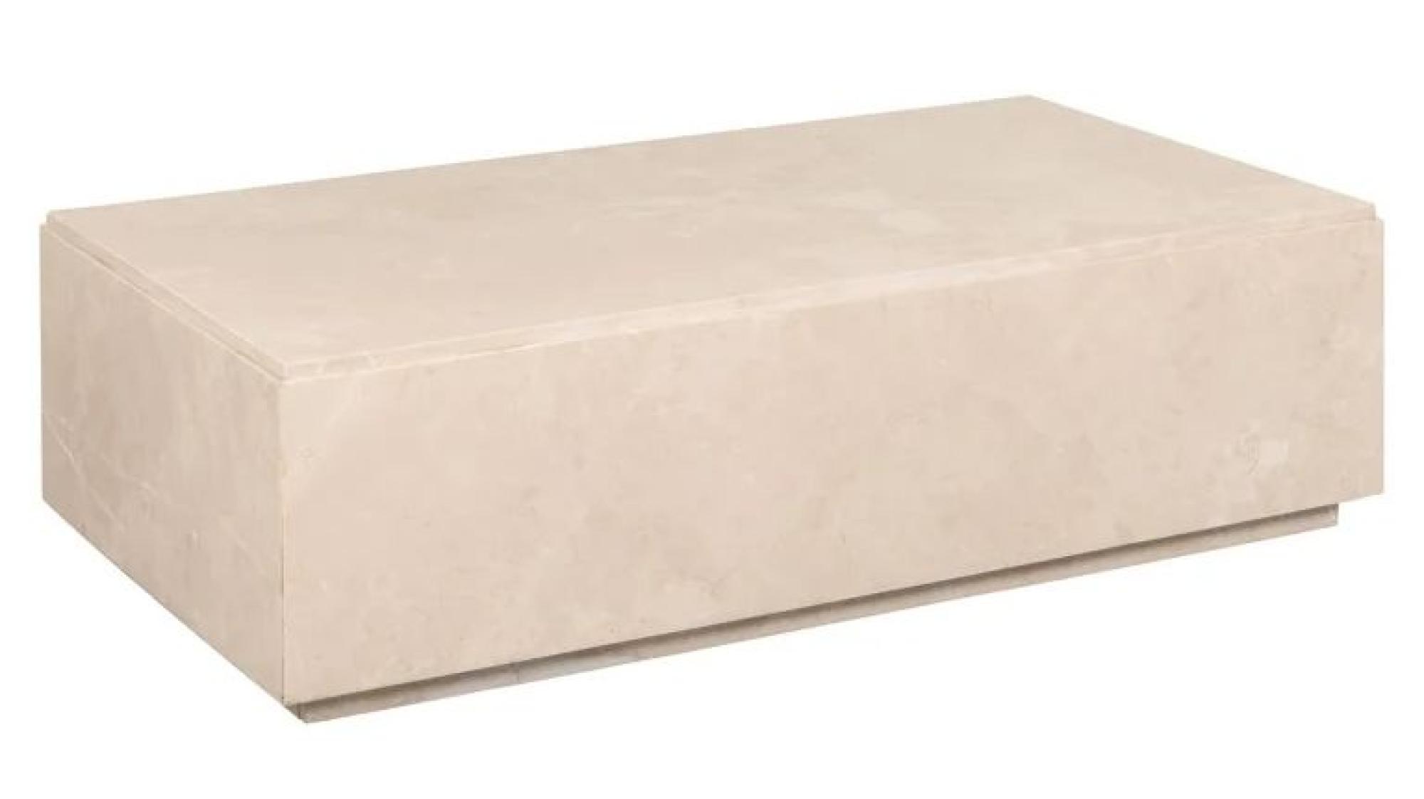 Product photograph of Stanford Beige Marble Coffee Table from Choice Furniture Superstore.