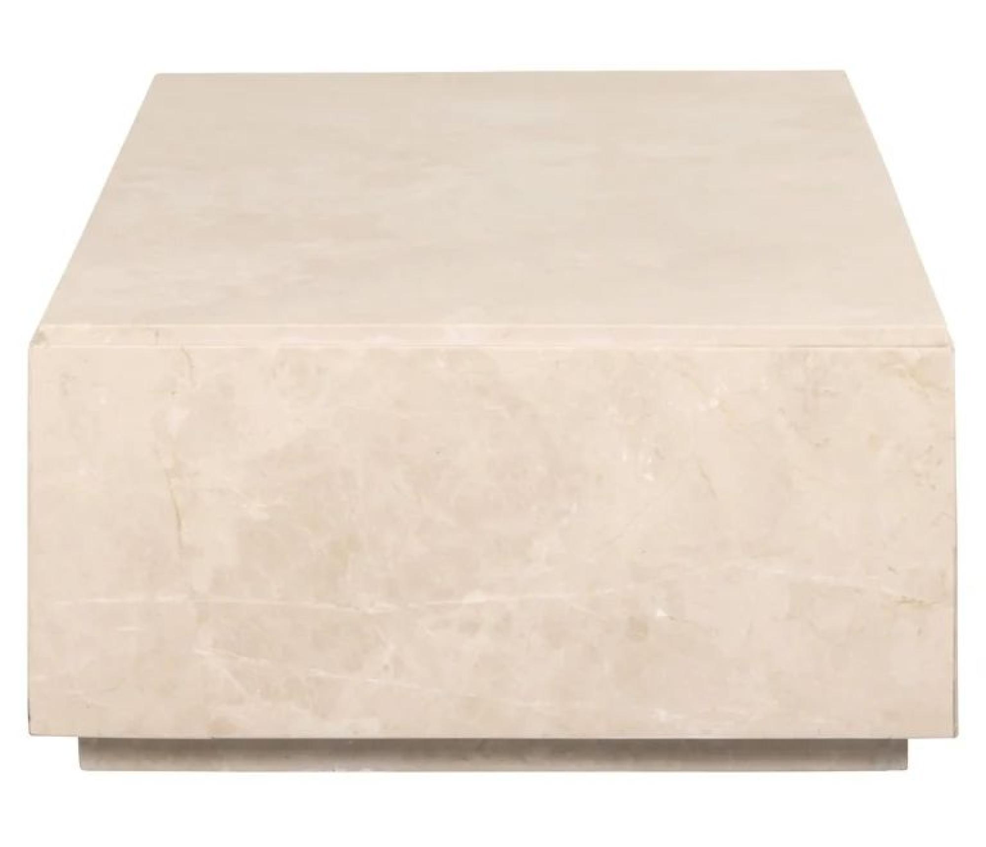 Product photograph of Stanford Beige Marble Coffee Table from Choice Furniture Superstore.