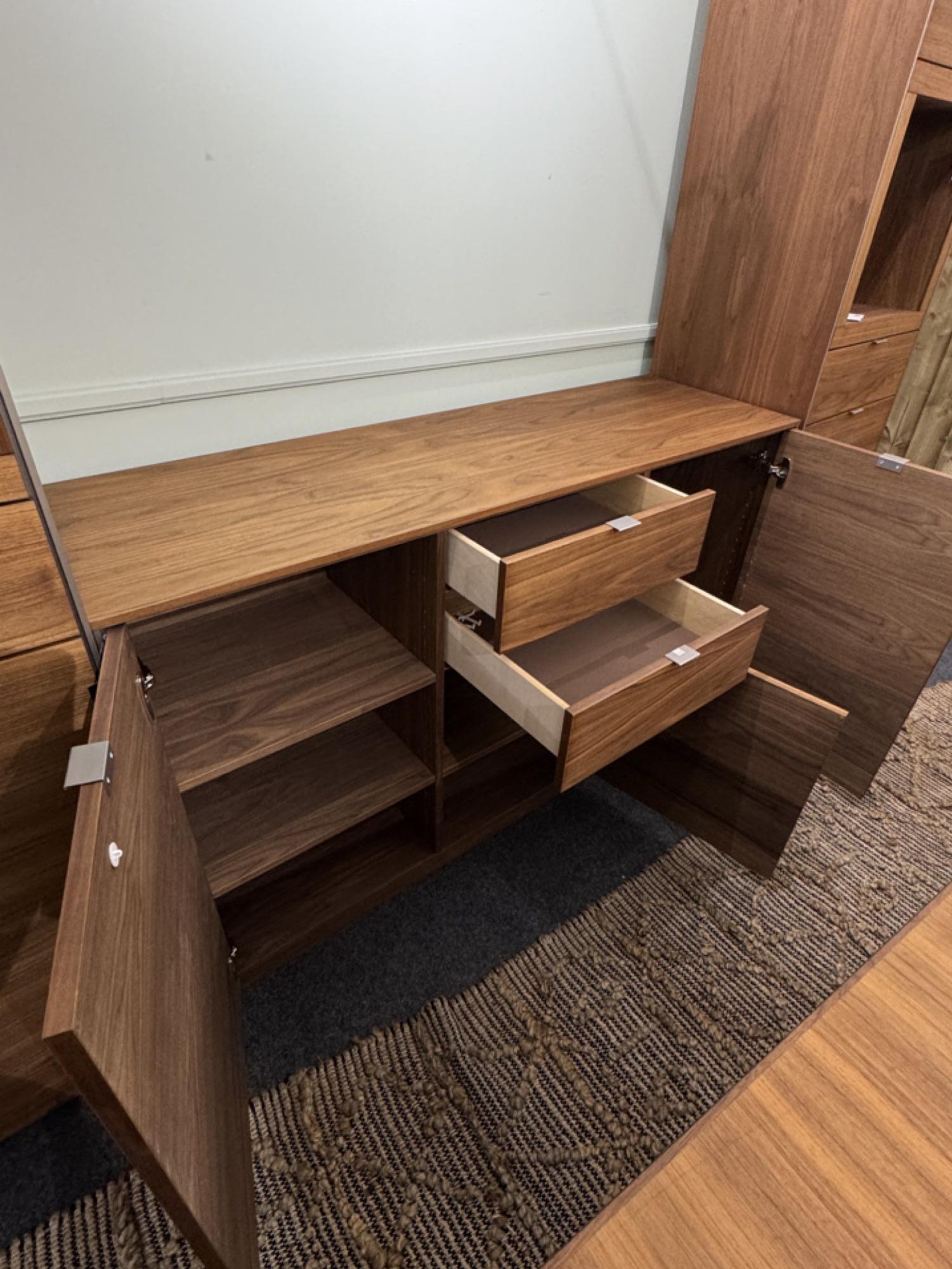 Product photograph of Ex Display - Skovby Sm932 Walnut Large Sideboard from Choice Furniture Superstore.