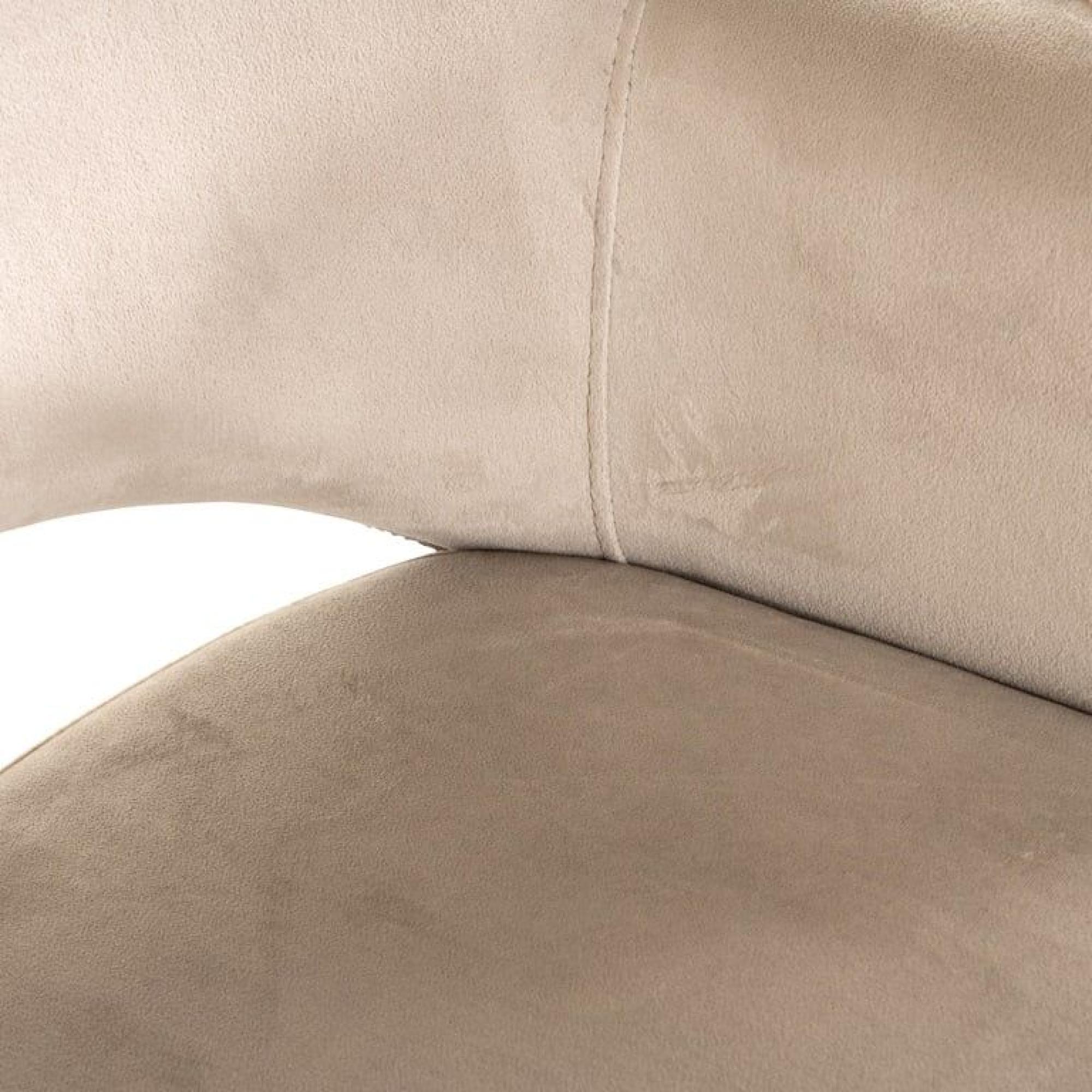 Product photograph of Giovanna Pink Khaki Fabric Dining Armchair With Black Legs from Choice Furniture Superstore.