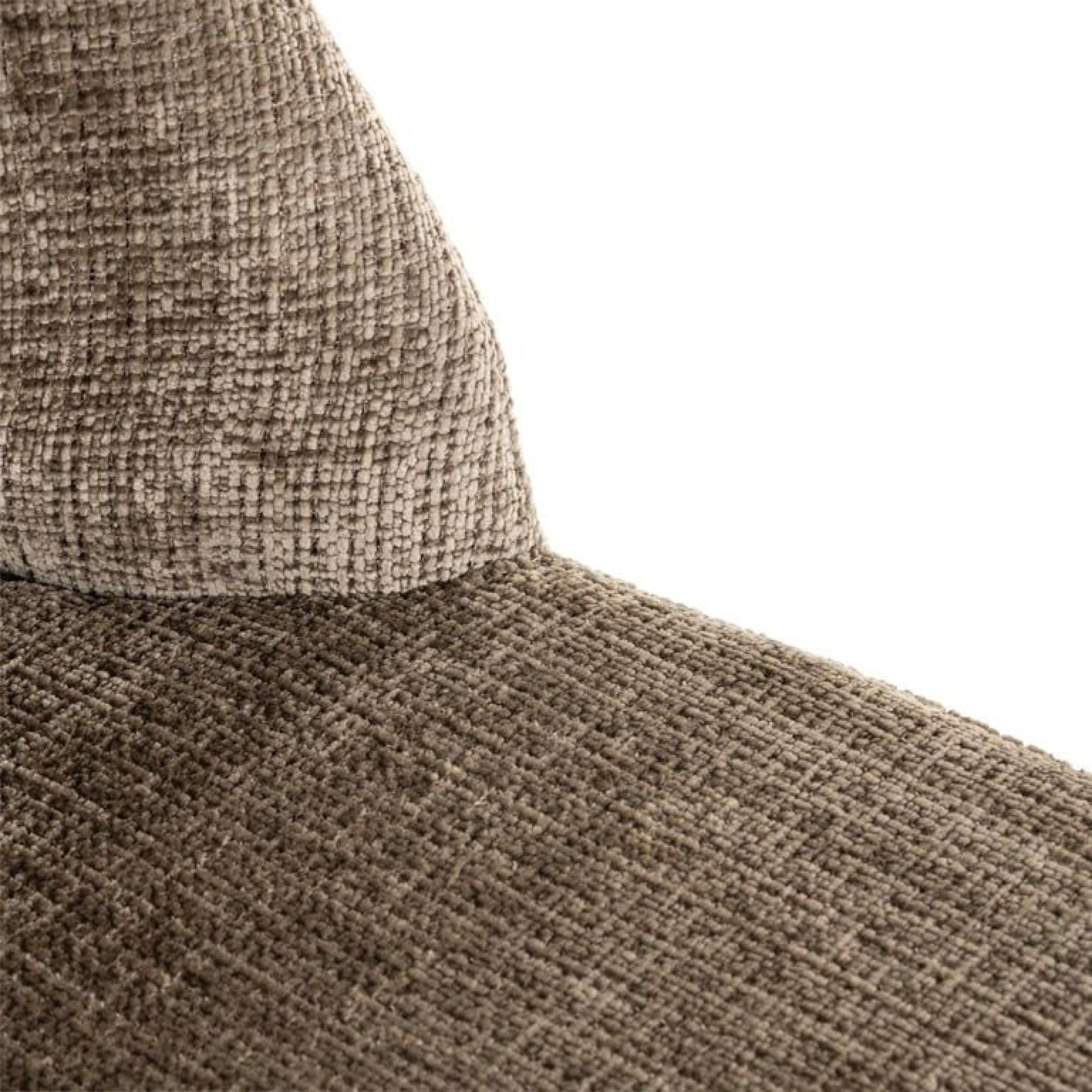 Product photograph of Cecilia Stone Chenille Fabric Dining Chair from Choice Furniture Superstore.