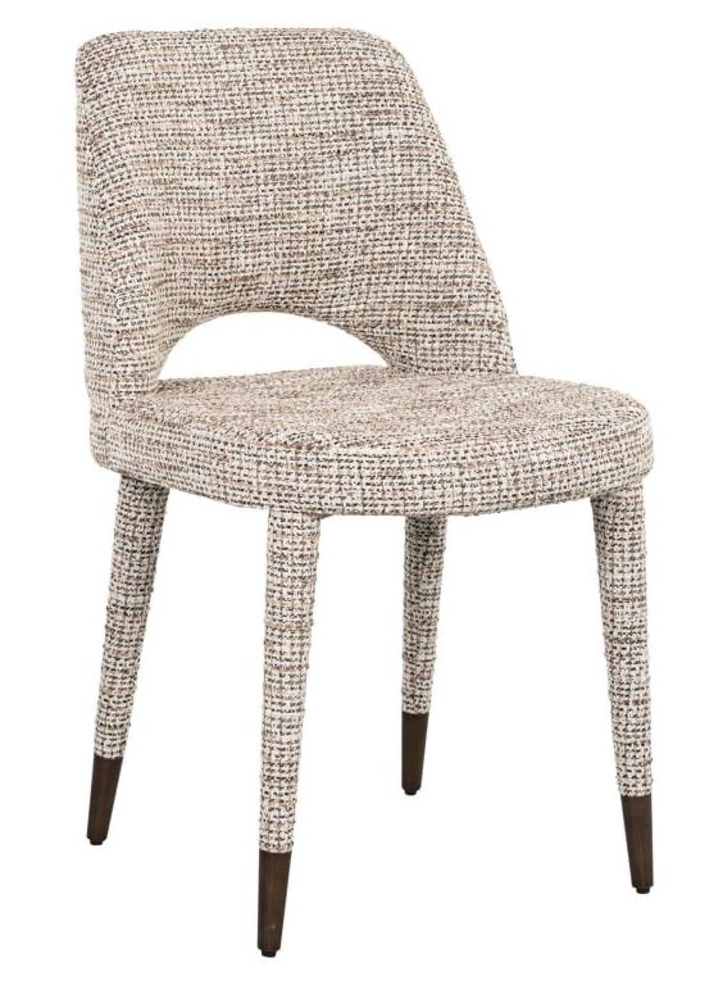 Product photograph of Cecilia Natural Fabric Dining Chair from Choice Furniture Superstore.