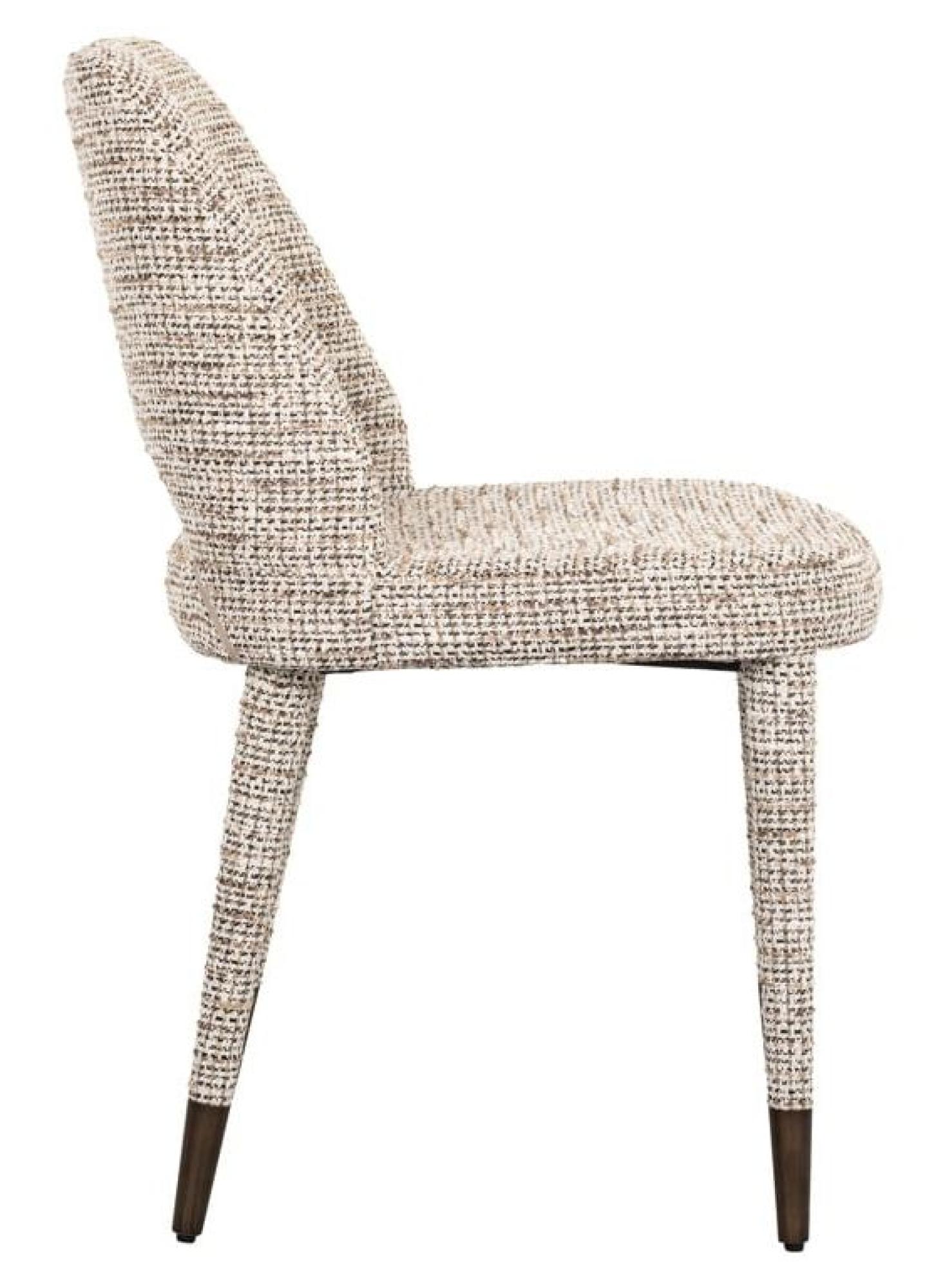 Product photograph of Cecilia Natural Fabric Dining Chair from Choice Furniture Superstore.