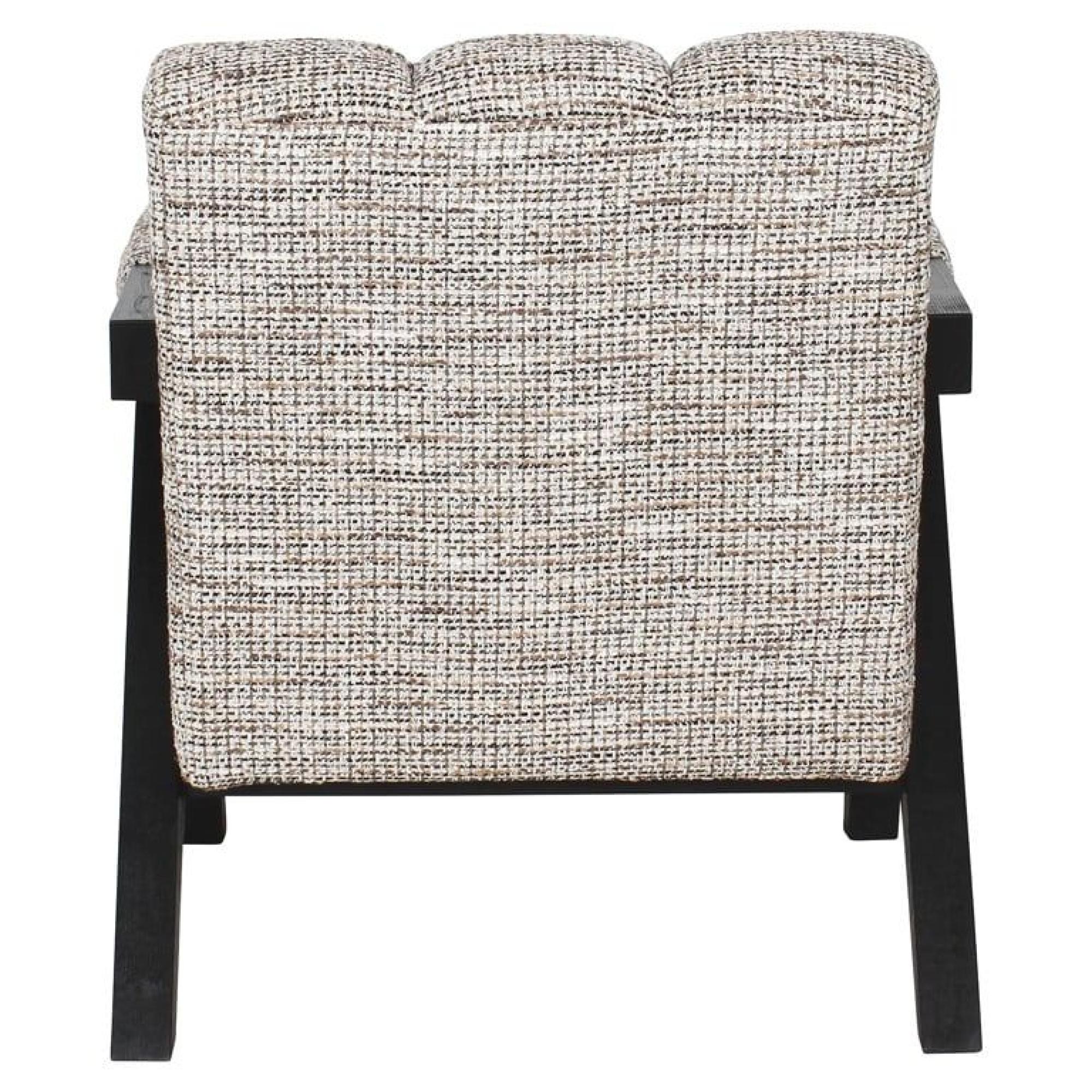 Product photograph of Clover Natural Fabric Accent Chair from Choice Furniture Superstore.