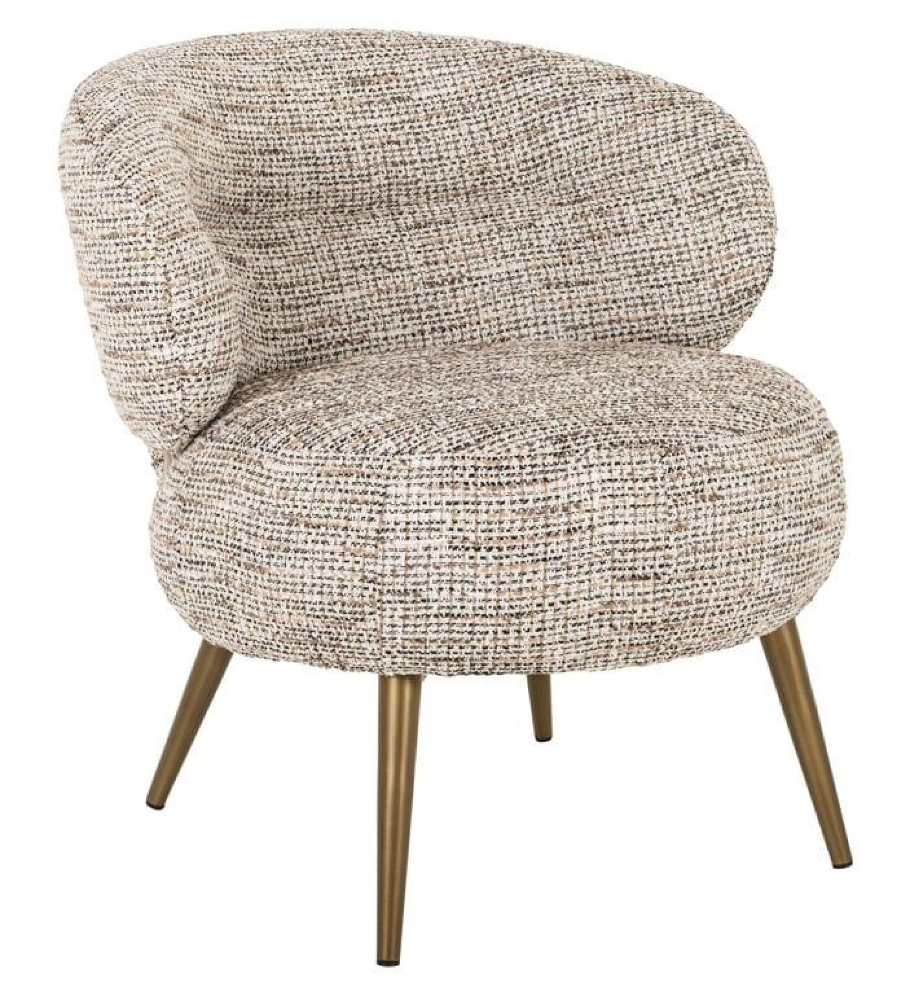 Product photograph of Sabor Natural Fabric Accent Chair from Choice Furniture Superstore.