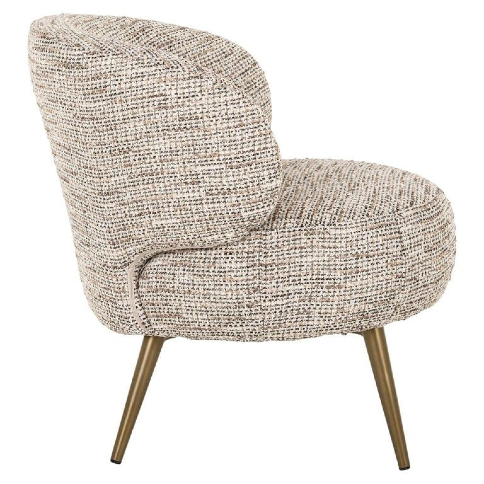 Product photograph of Sabor Natural Fabric Accent Chair from Choice Furniture Superstore.