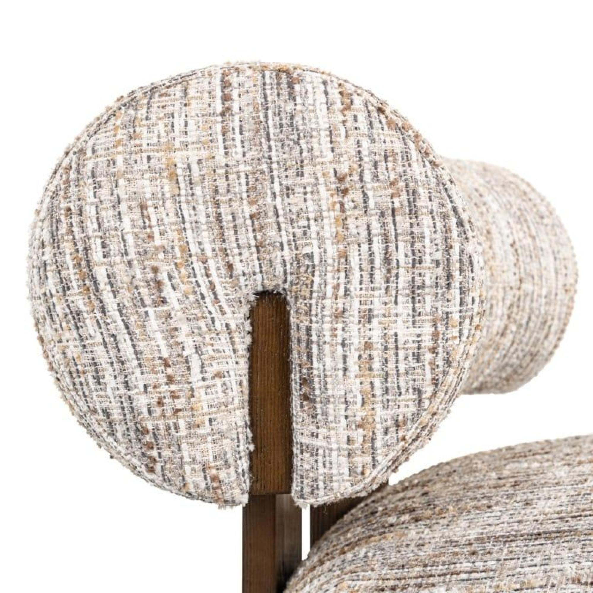 Product photograph of Arabella Beige Fabric Accent Chair from Choice Furniture Superstore.