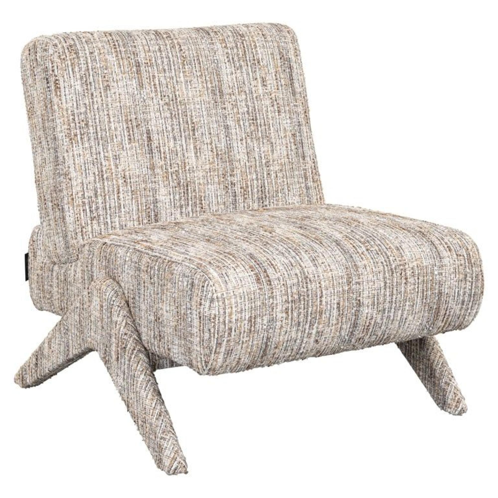 Product photograph of Lexi Beige Fabric Lounge Chair from Choice Furniture Superstore.