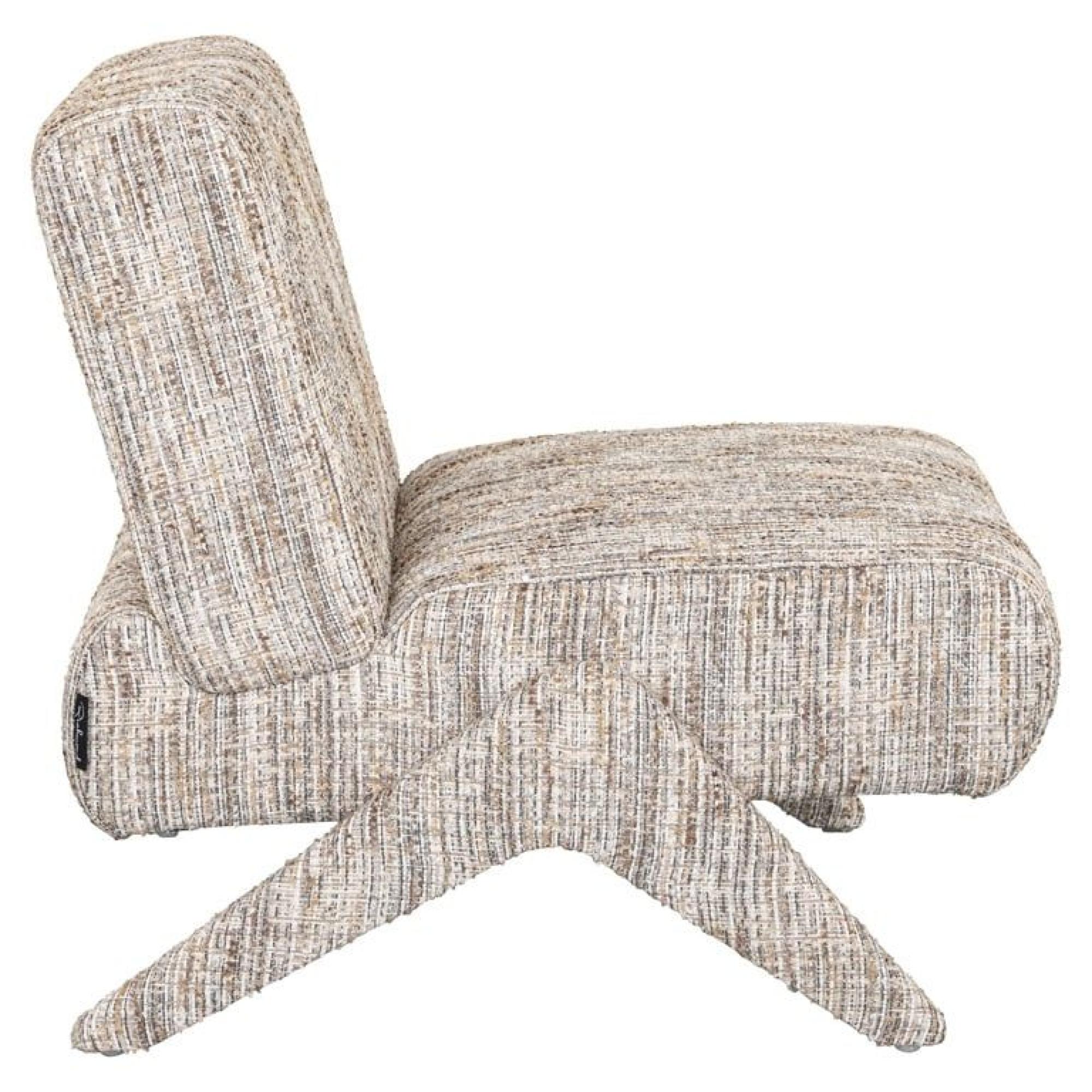 Product photograph of Lexi Beige Fabric Lounge Chair from Choice Furniture Superstore.