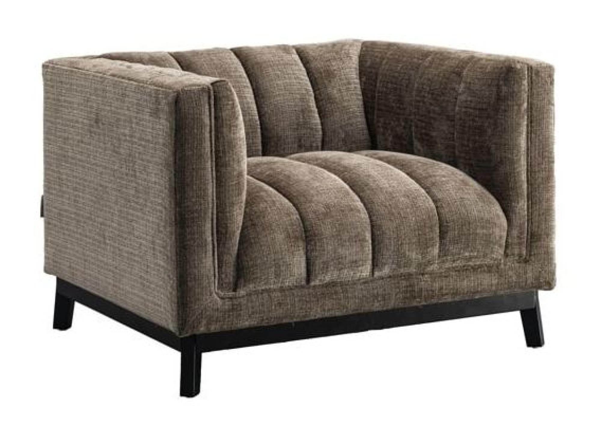 Product photograph of Beaudy Stone Chenille Fabric Accent Chair from Choice Furniture Superstore.