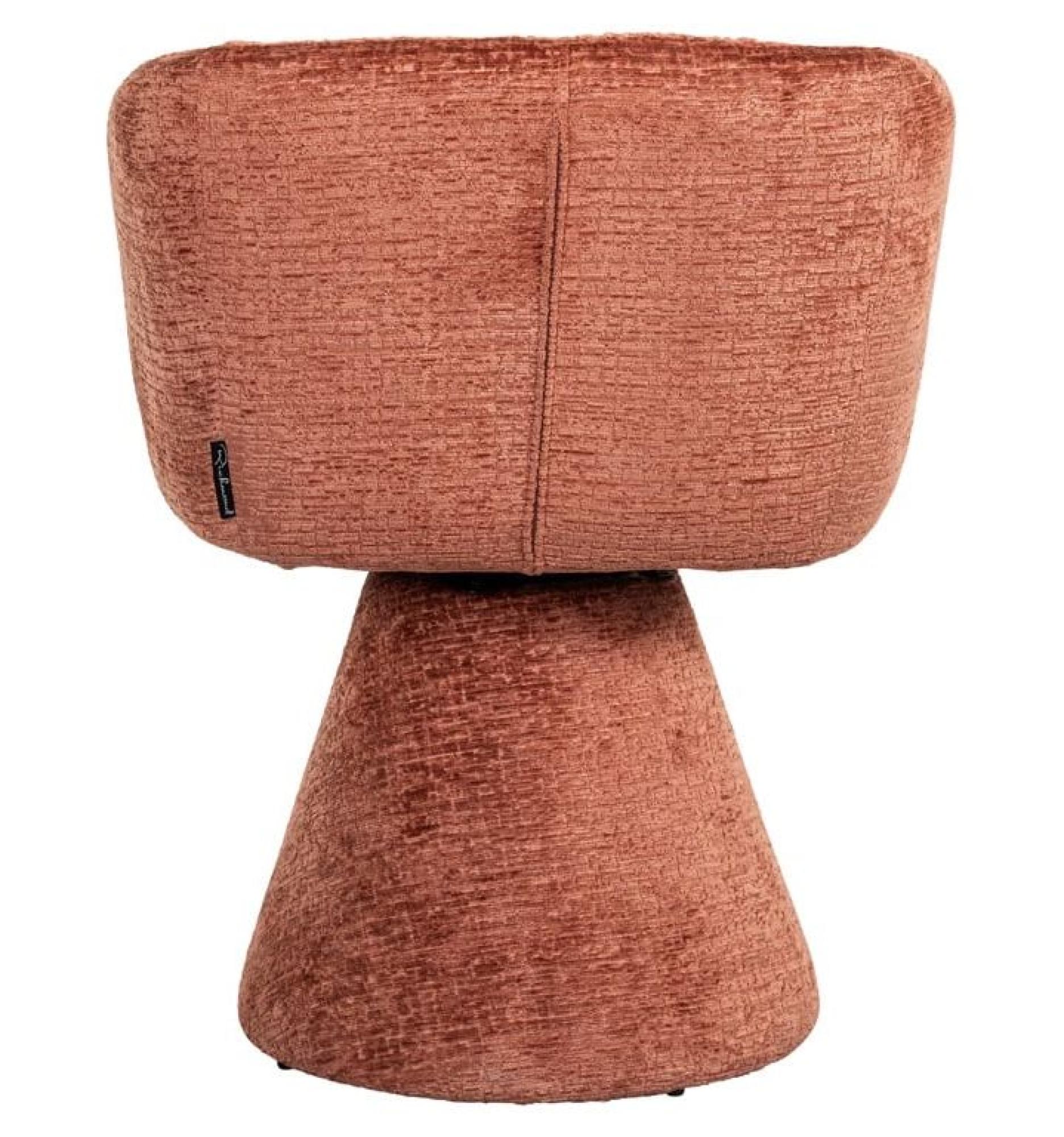 Product photograph of Madeline Pink Fabric Swivel Chair from Choice Furniture Superstore.