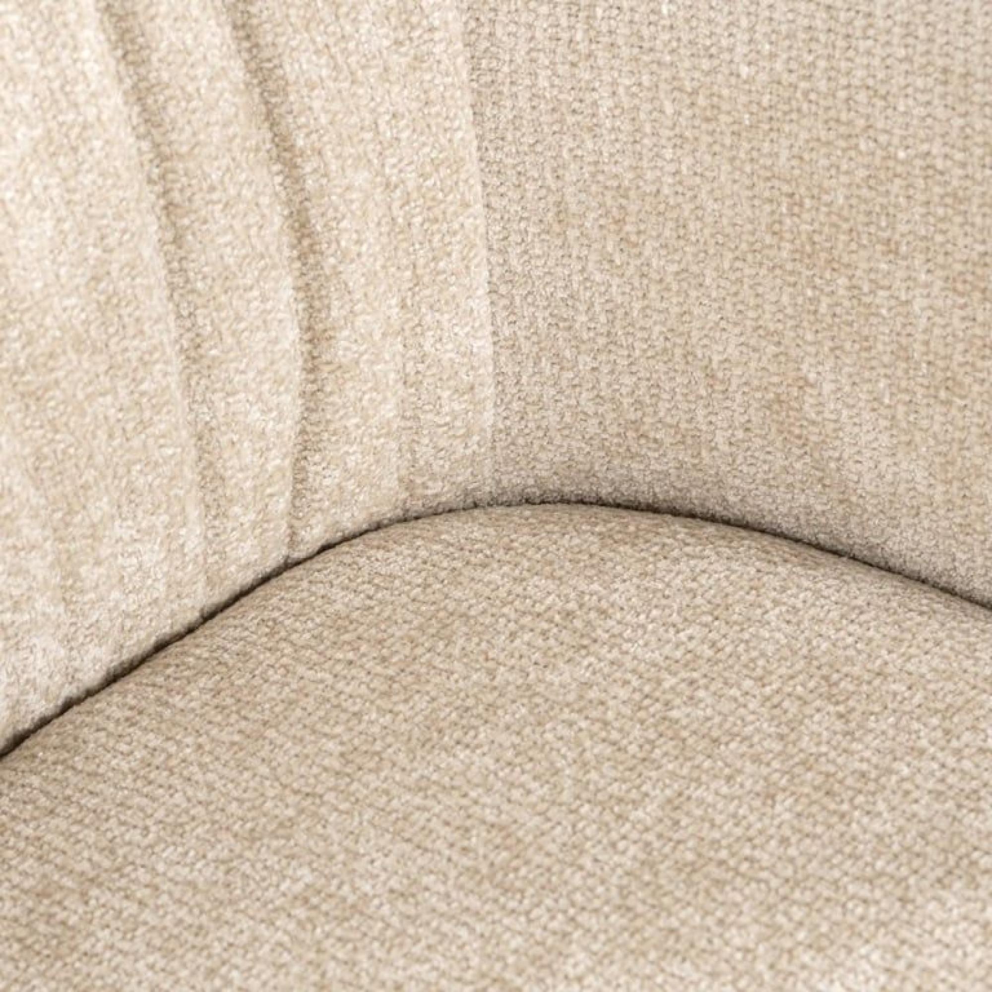 Product photograph of Madeline Cream Fabric Swivel Chair from Choice Furniture Superstore.