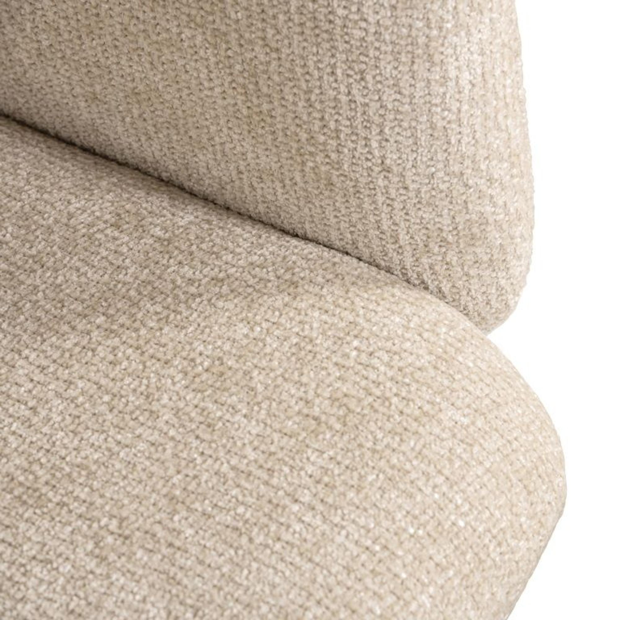 Product photograph of Madeline Cream Fabric Swivel Chair from Choice Furniture Superstore.