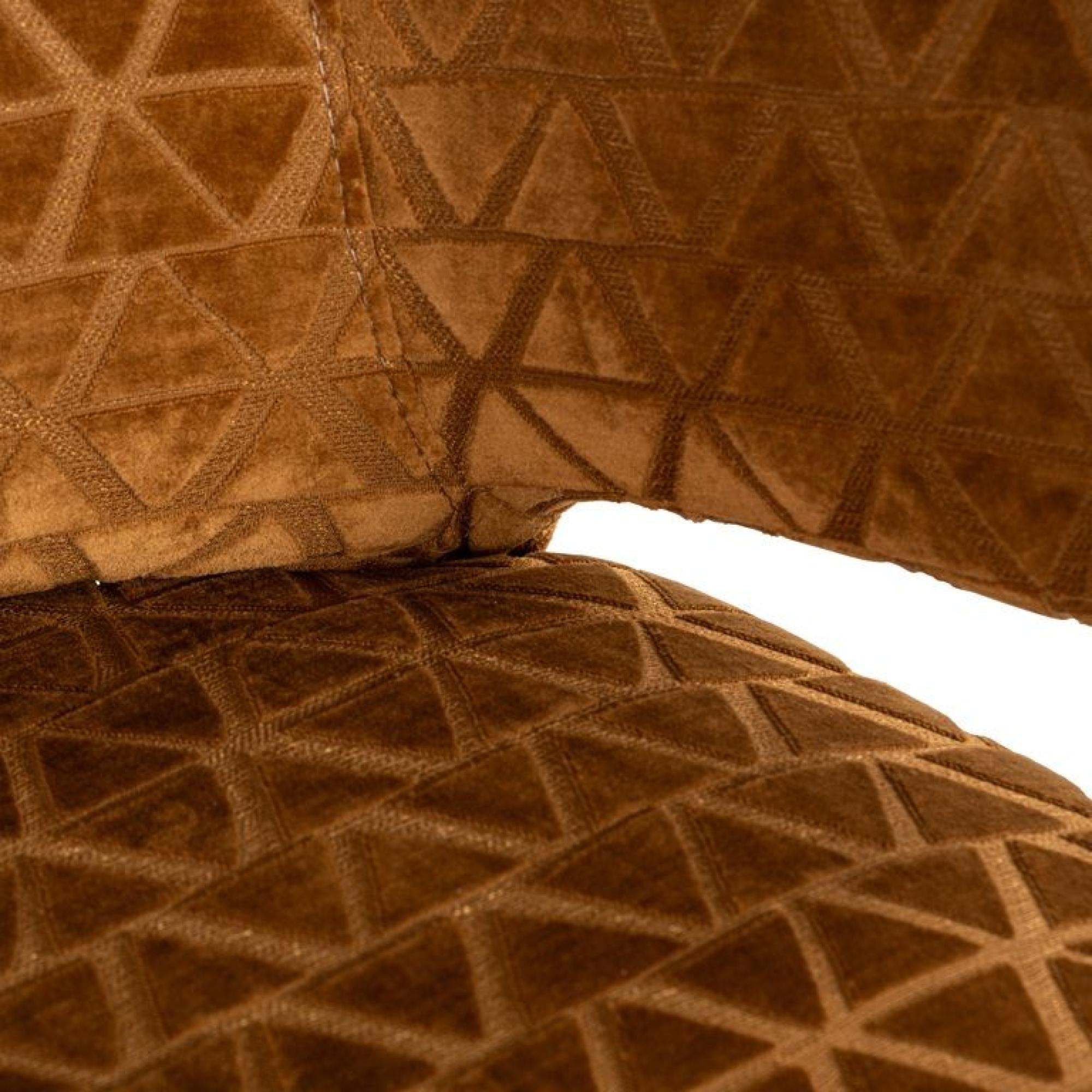 Product photograph of Indigo Gold Fabric Counter Stool With Back from Choice Furniture Superstore.
