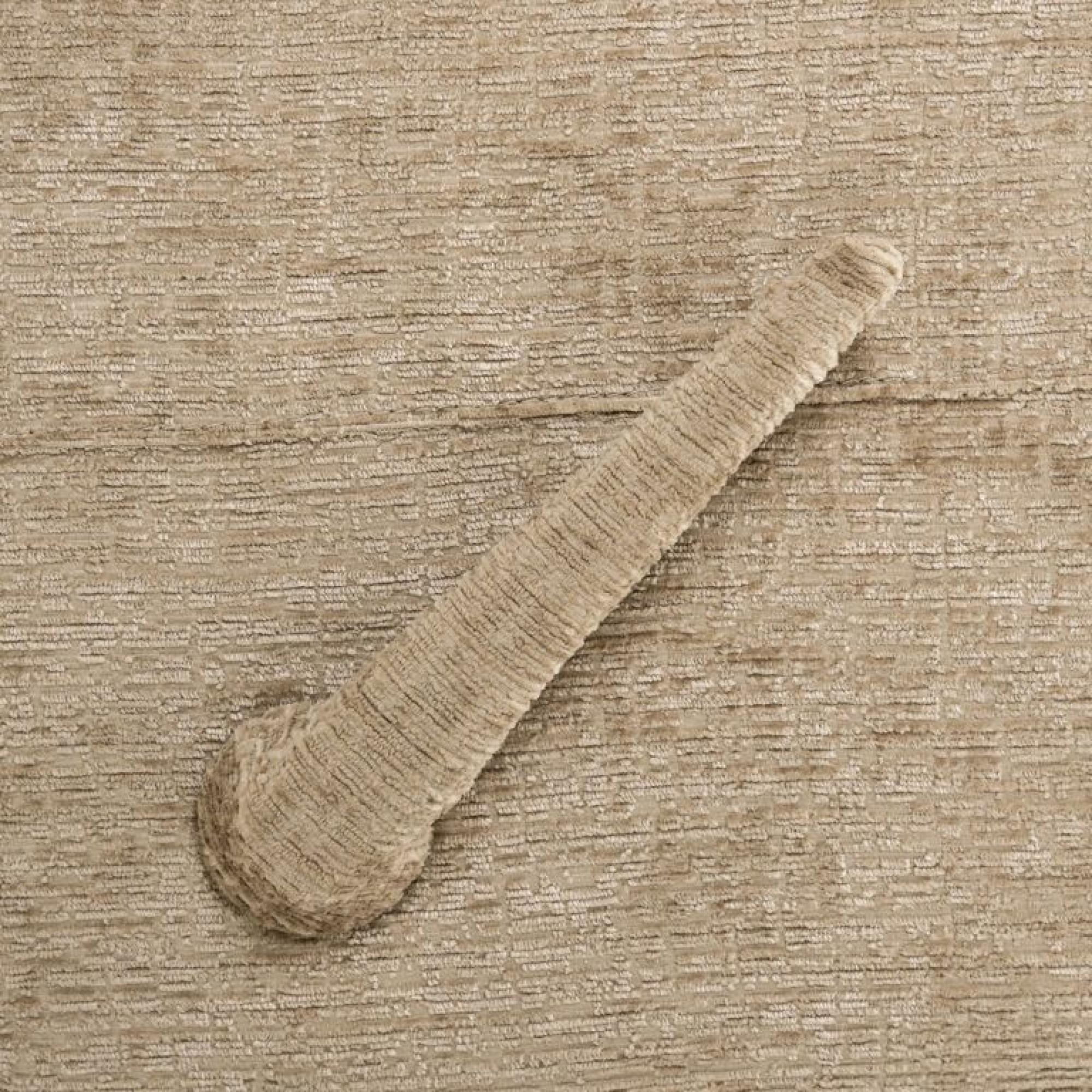 Product photograph of Denvi Sand Chenille Fabric Swivel Chair from Choice Furniture Superstore.